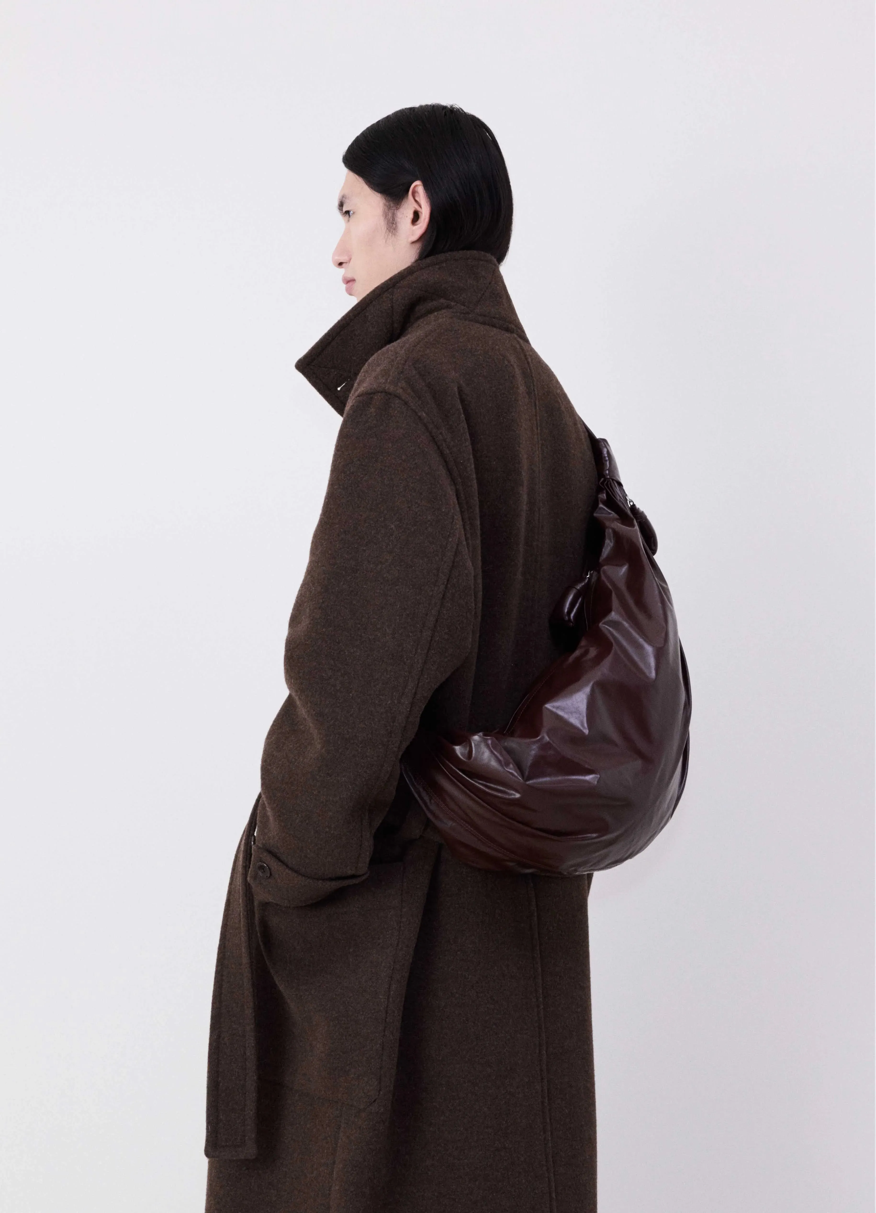 LARGE SOFT CROISSANT BAG IN PAPER LEATHER sold by Lemaire product image thumbnail 2