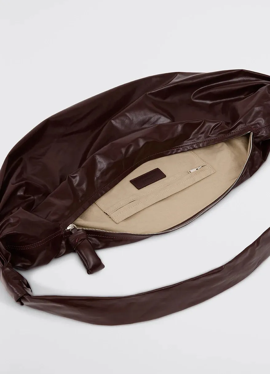 LARGE SOFT CROISSANT BAG IN PAPER LEATHER sold by Lemaire product image thumbnail 4