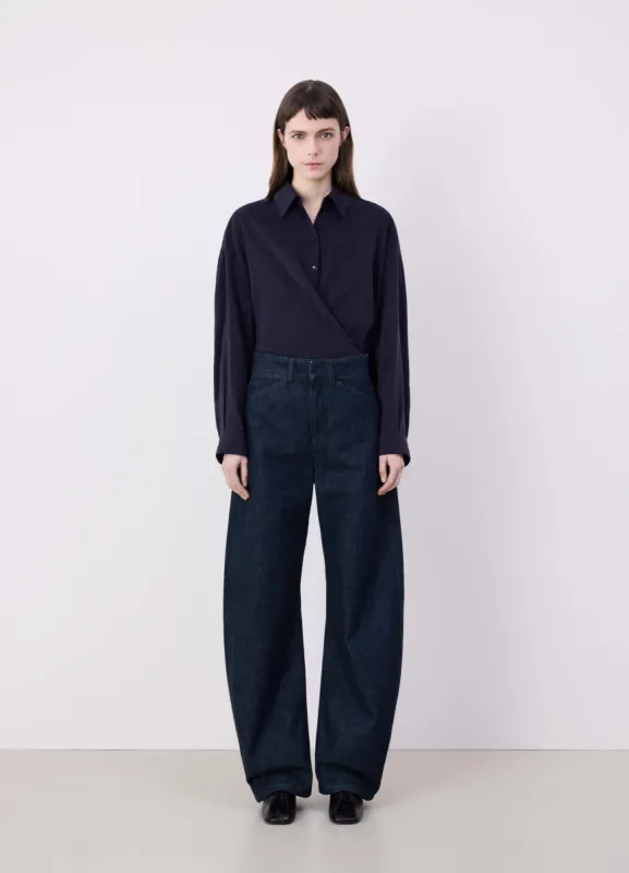 HIGH WAISTED CURVED PANTS sold by Lemaire