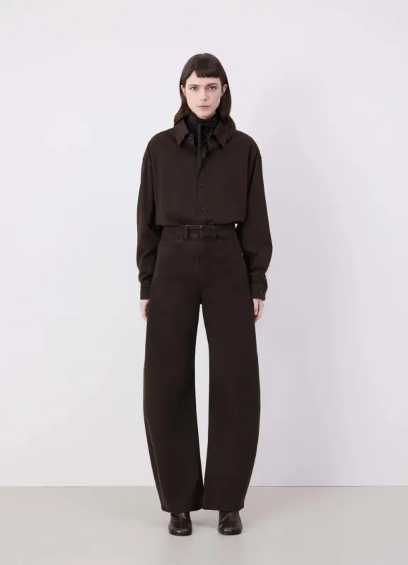 HIGH WAISTED CURVED PANTS sold by Lemaire