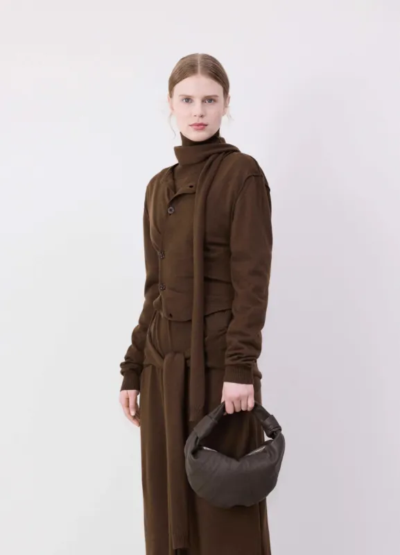 TWISTED CARDIGAN WITH SCARF sold by Lemaire