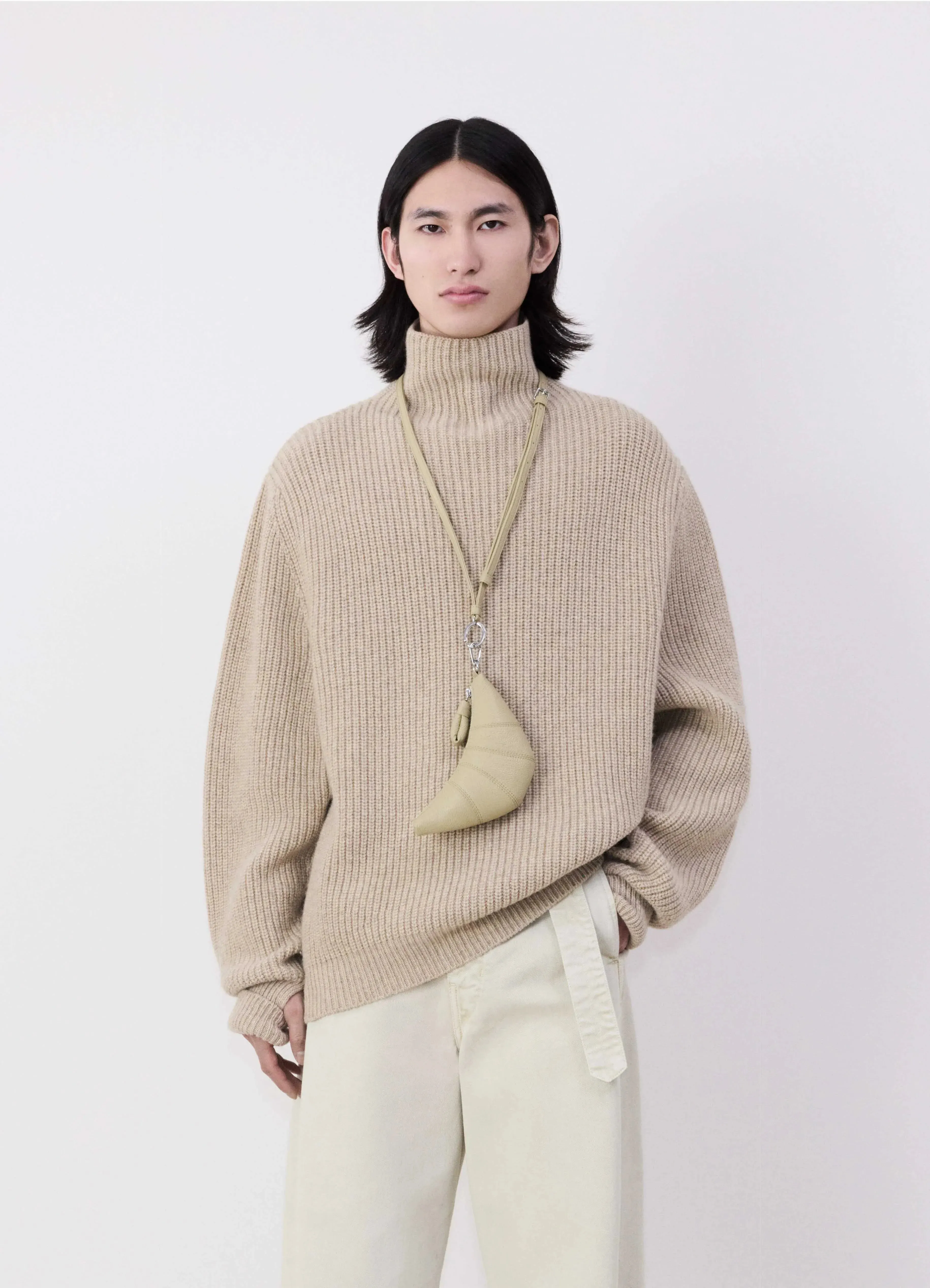 CROSS-BODY CROISSANT COIN PURSE IN LEATHER sold by Lemaire product image thumbnail 2