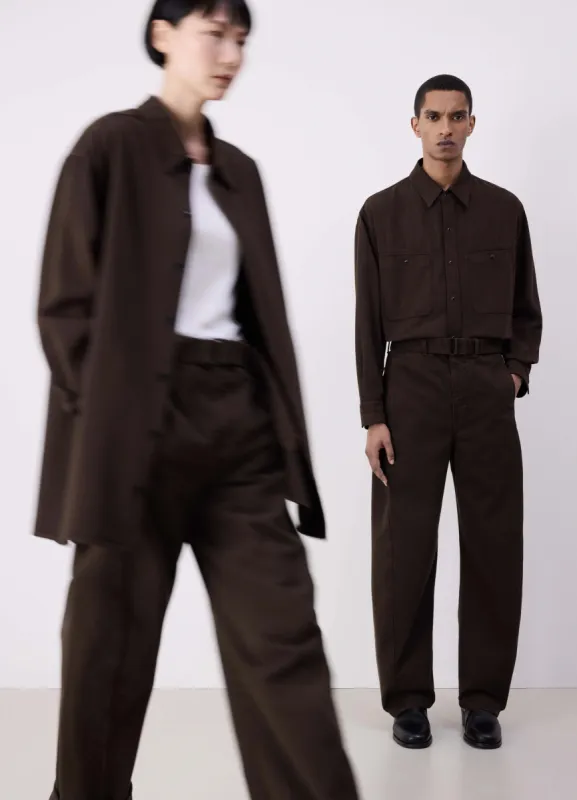 TWISTED BELTED PANTS sold by Lemaire