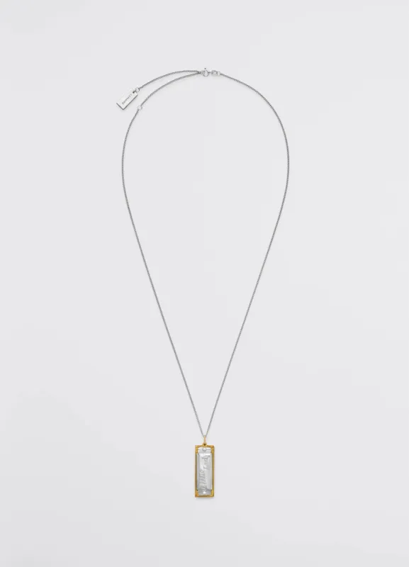 HARMONICA NECKLACE made by Lemaire