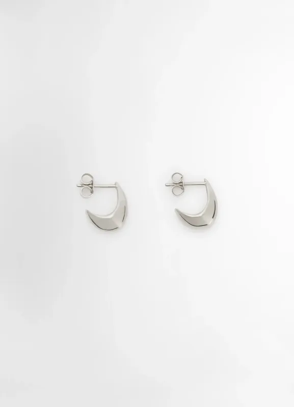 MICRO DROP EARRINGS IN SLIVER made by Lemaire