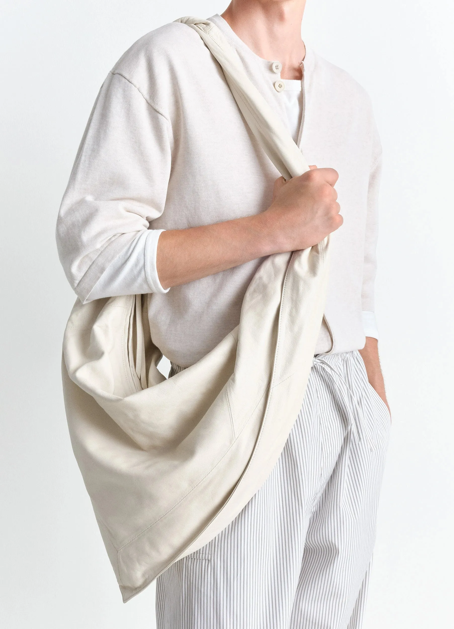 SCARF BAG IN SHINY NAPPA LEATHER sold by Lemaire product image thumbnail 3
