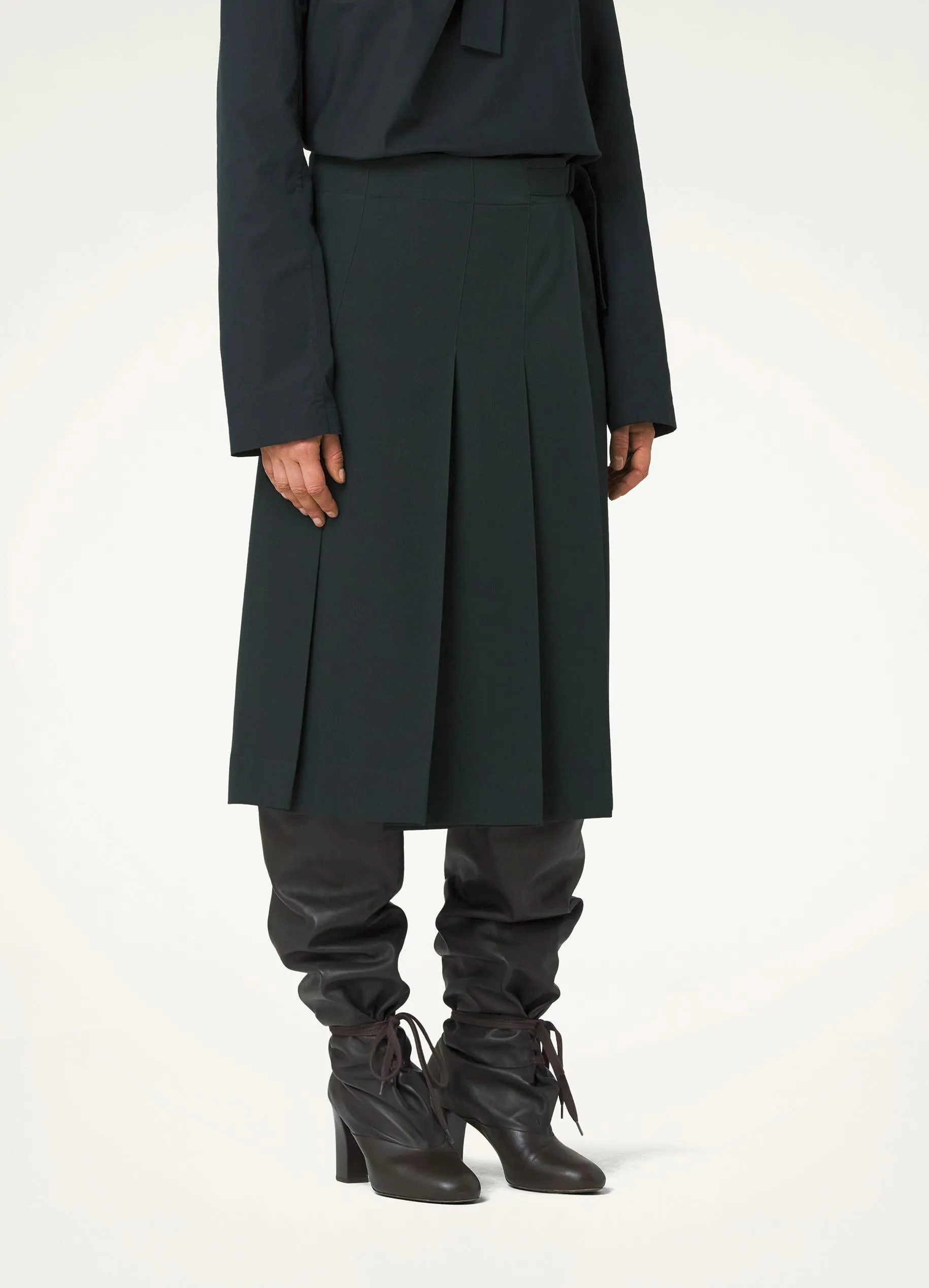 PLEATED WRAP SKIRT sold by Lemaire product image thumbnail 3