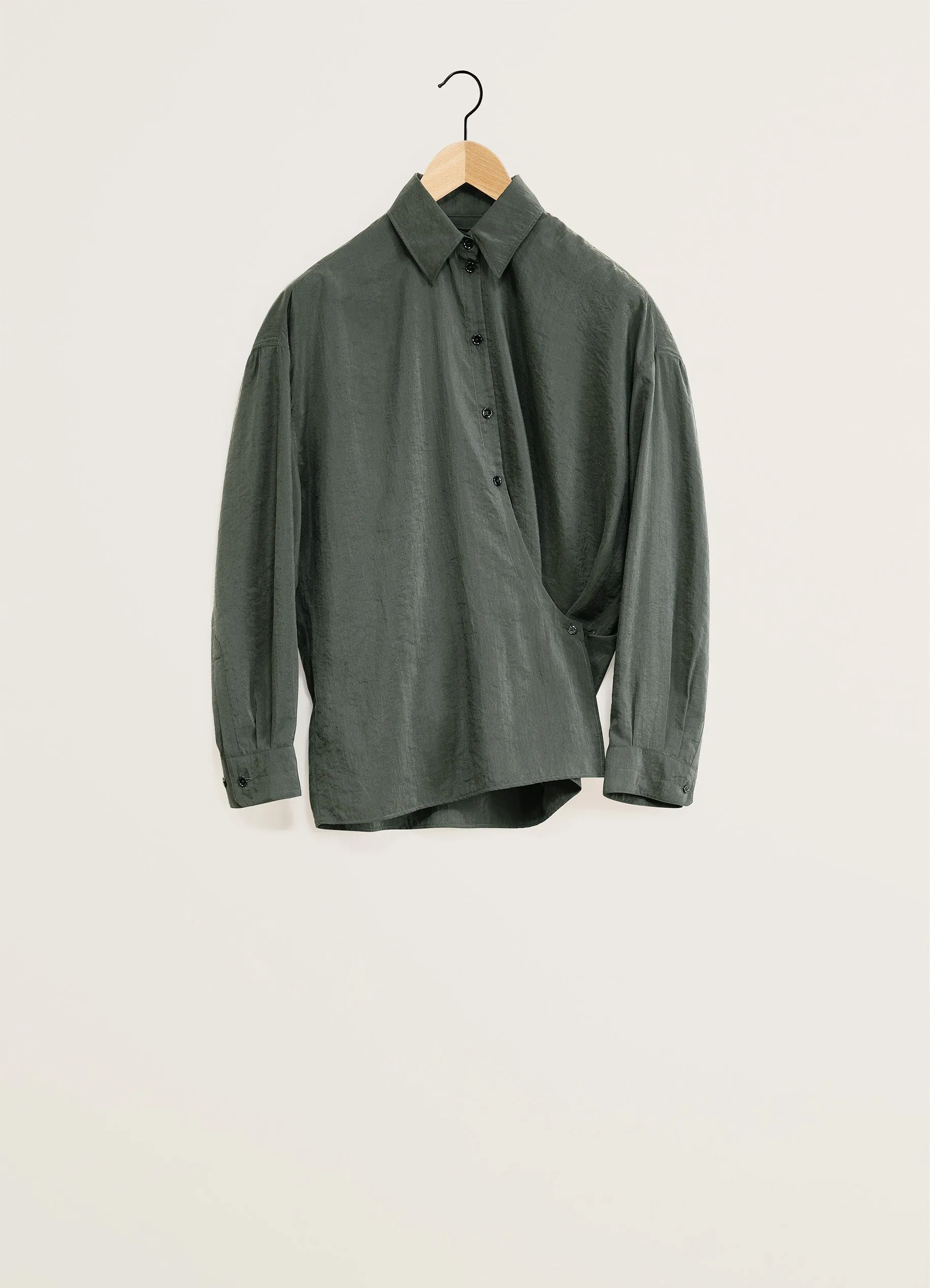 STRAIGHT COLLAR TWISTED SHIRT sold by Lemaire product image thumbnail 4