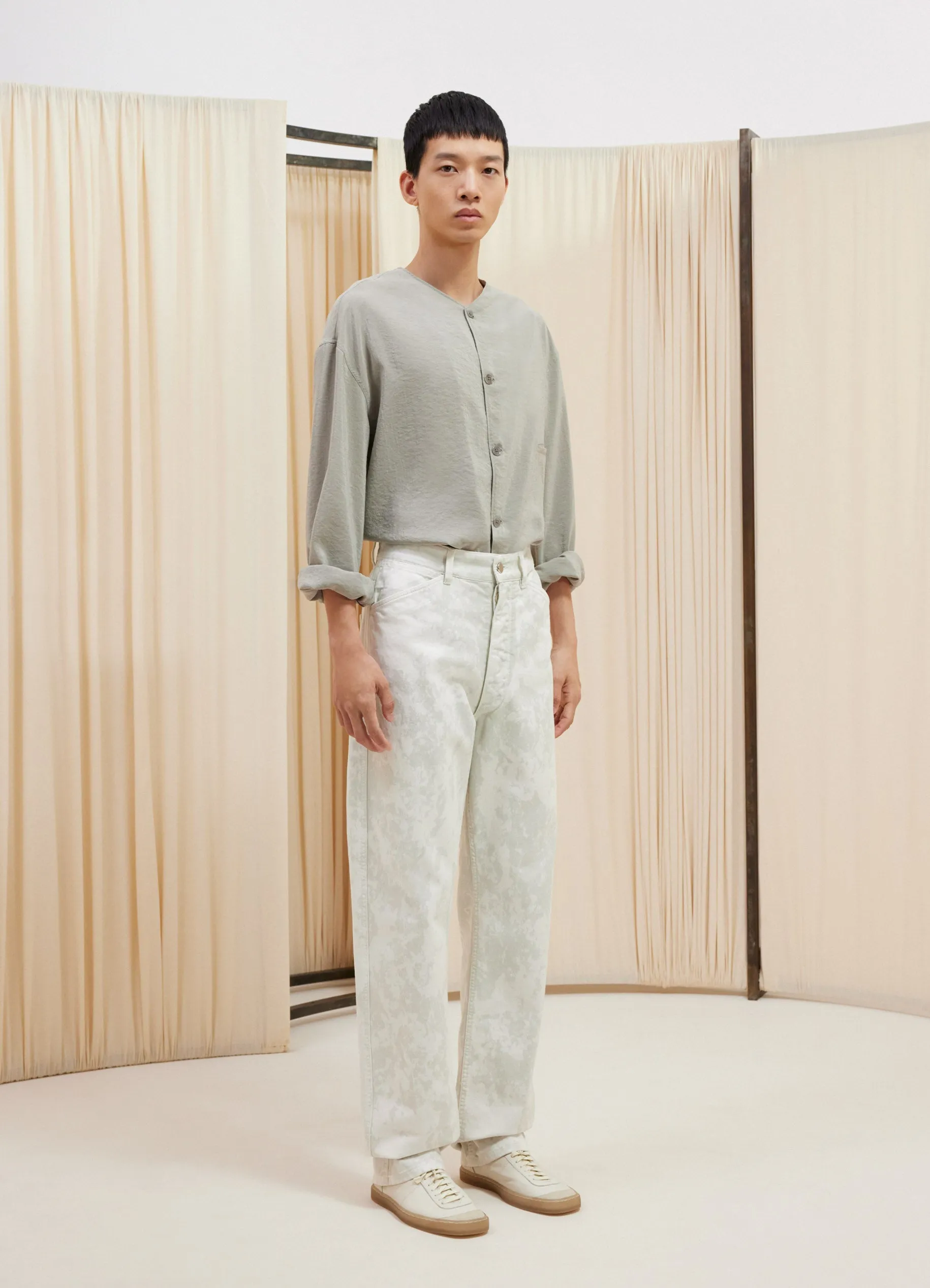 COLLARLESS SHIRT sold by Lemaire