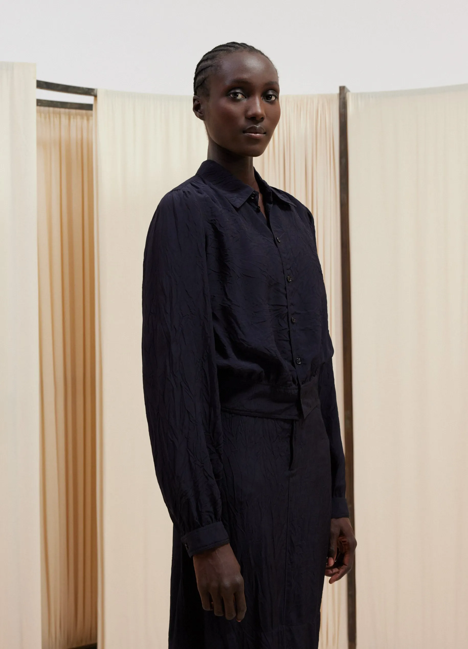 GATHERED BLOUSE sold by Lemaire