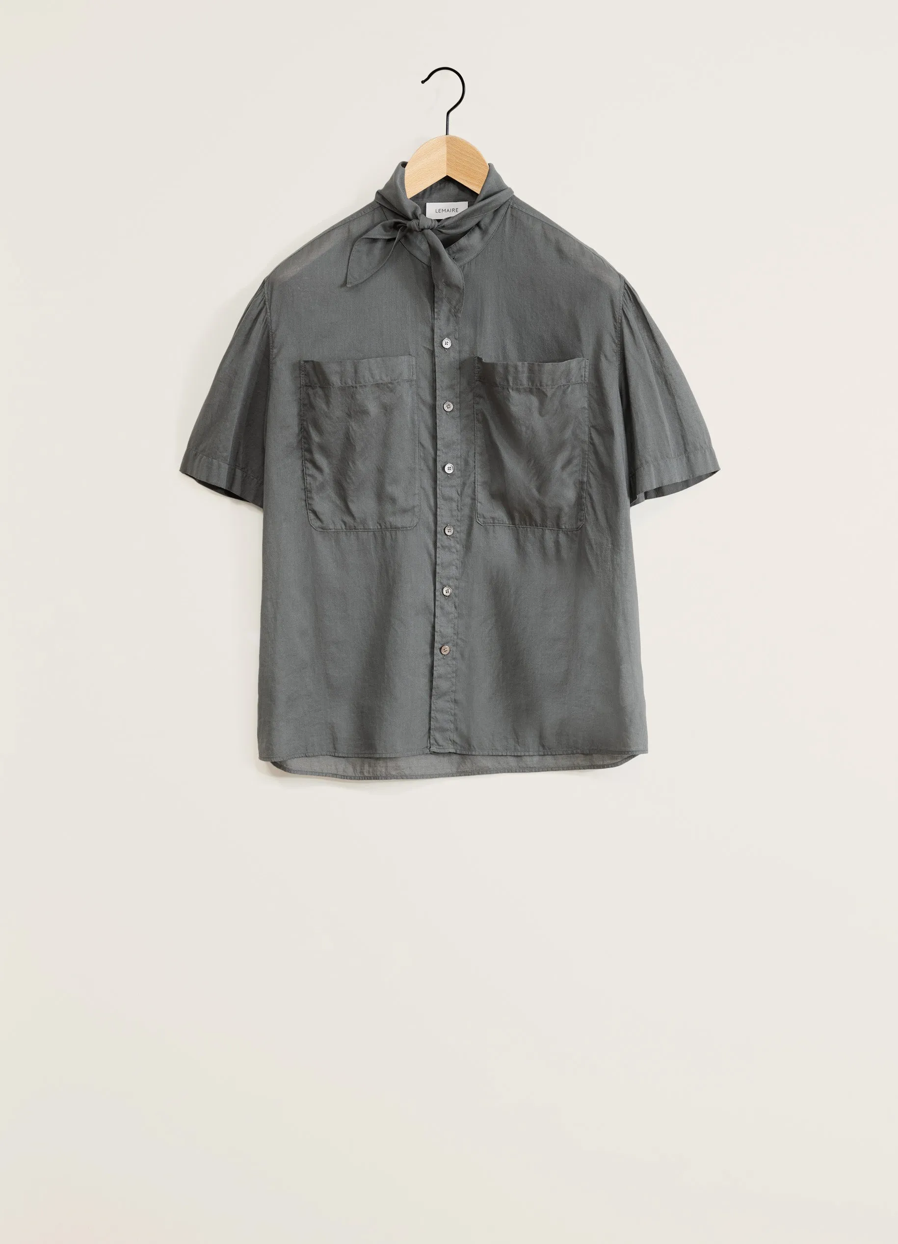 SHORT SLEEVE SHIRT WITH FOULARD sold by Lemaire product image thumbnail 3