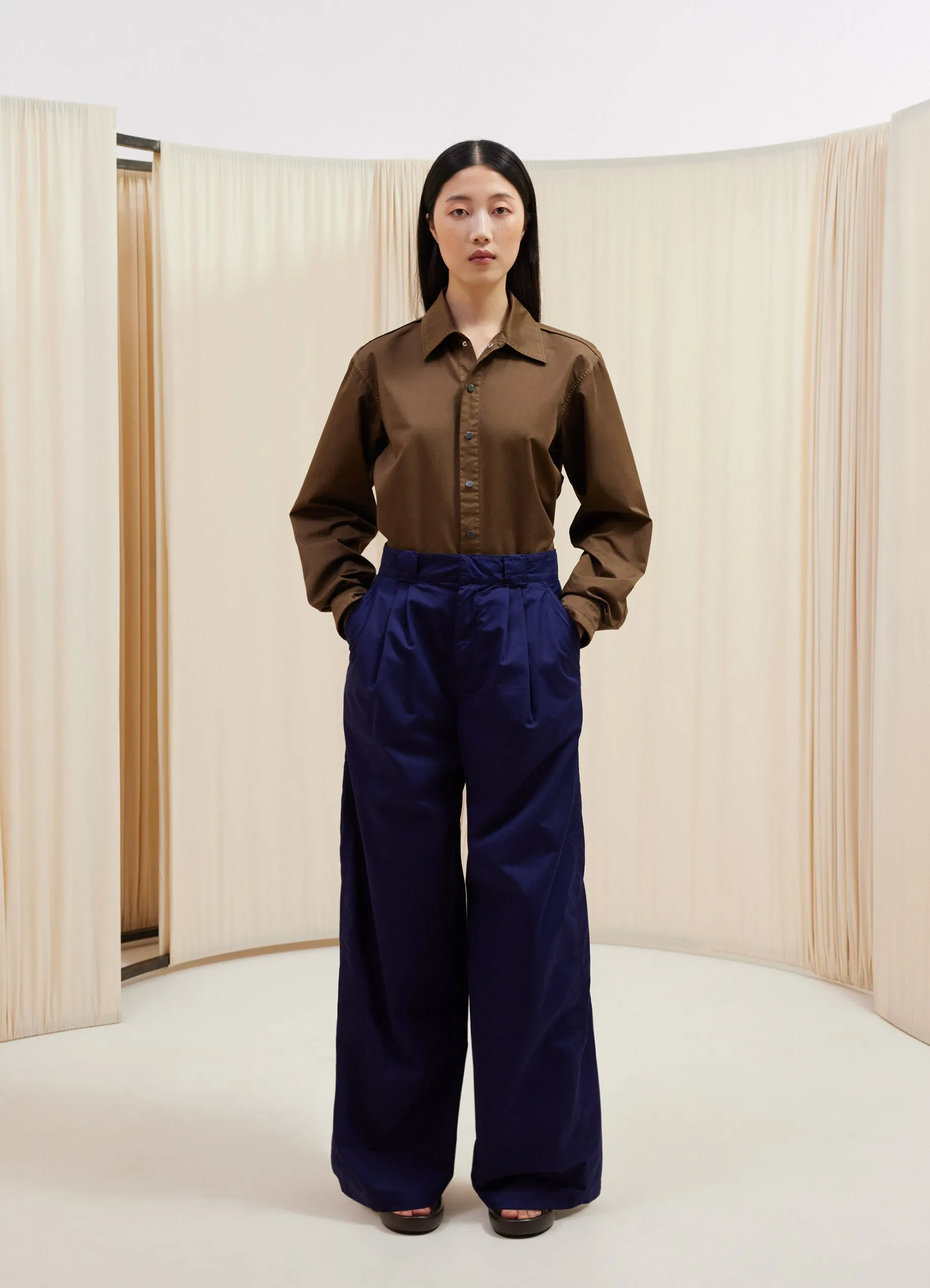 WIDE LEG PANTS sold by Lemaire