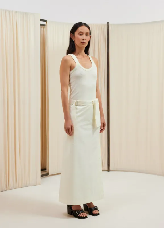 LONG WRAP SKIRT made by Lemaire