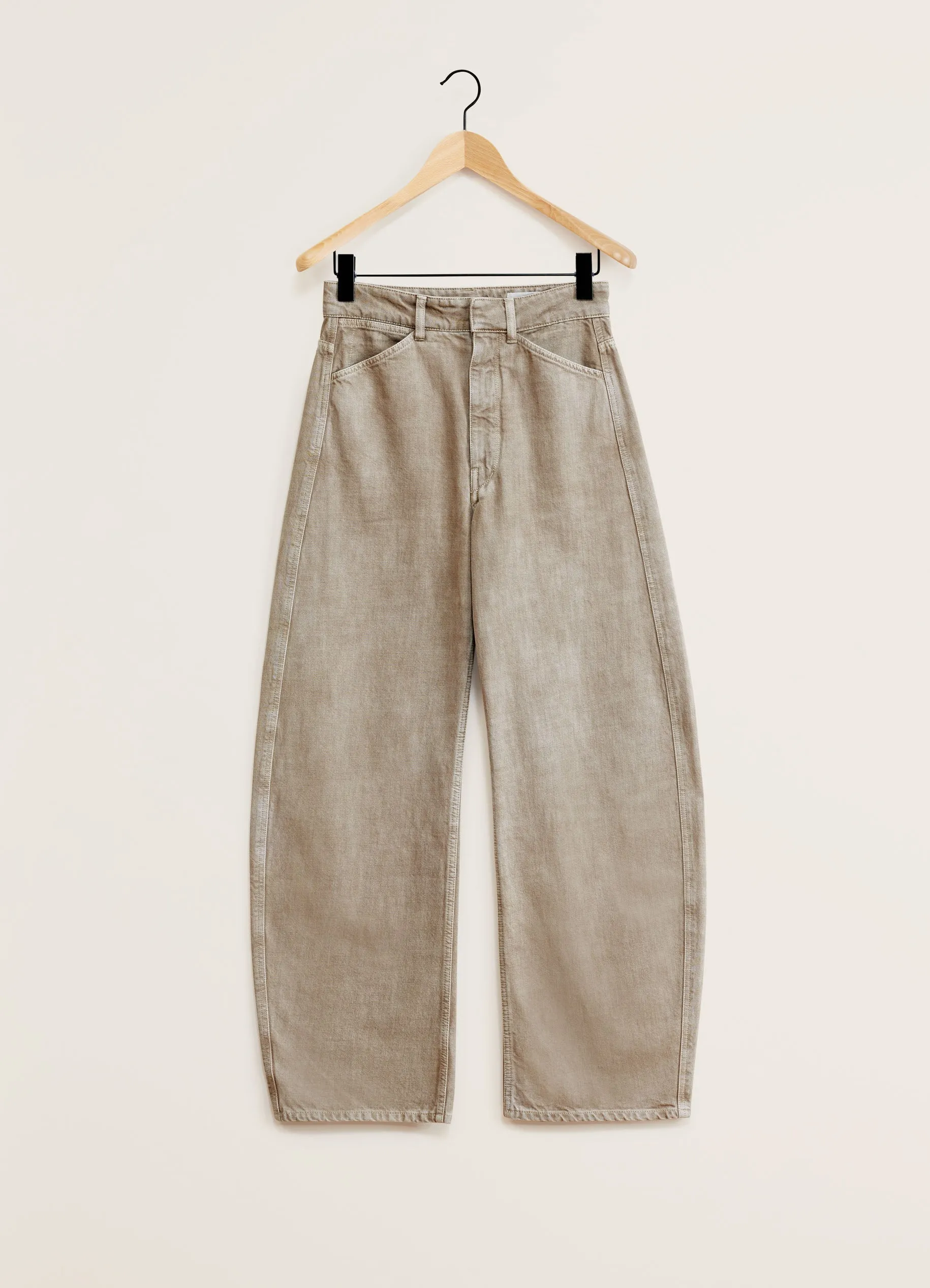 HIGH WAISTED CURVED PANTS sold by Lemaire product image thumbnail 3