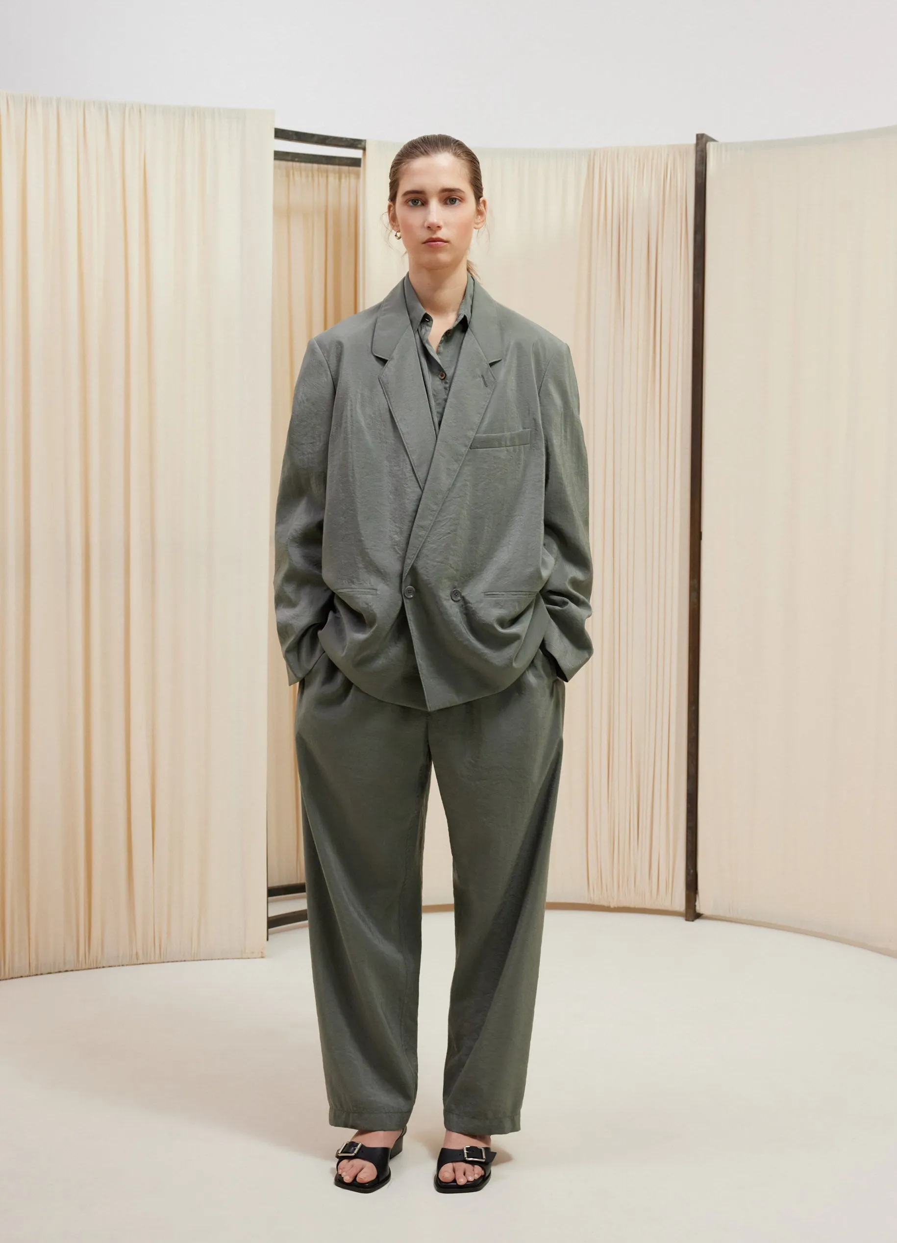 DOUBLE BREASTED JACKET sold by Lemaire product image thumbnail 2