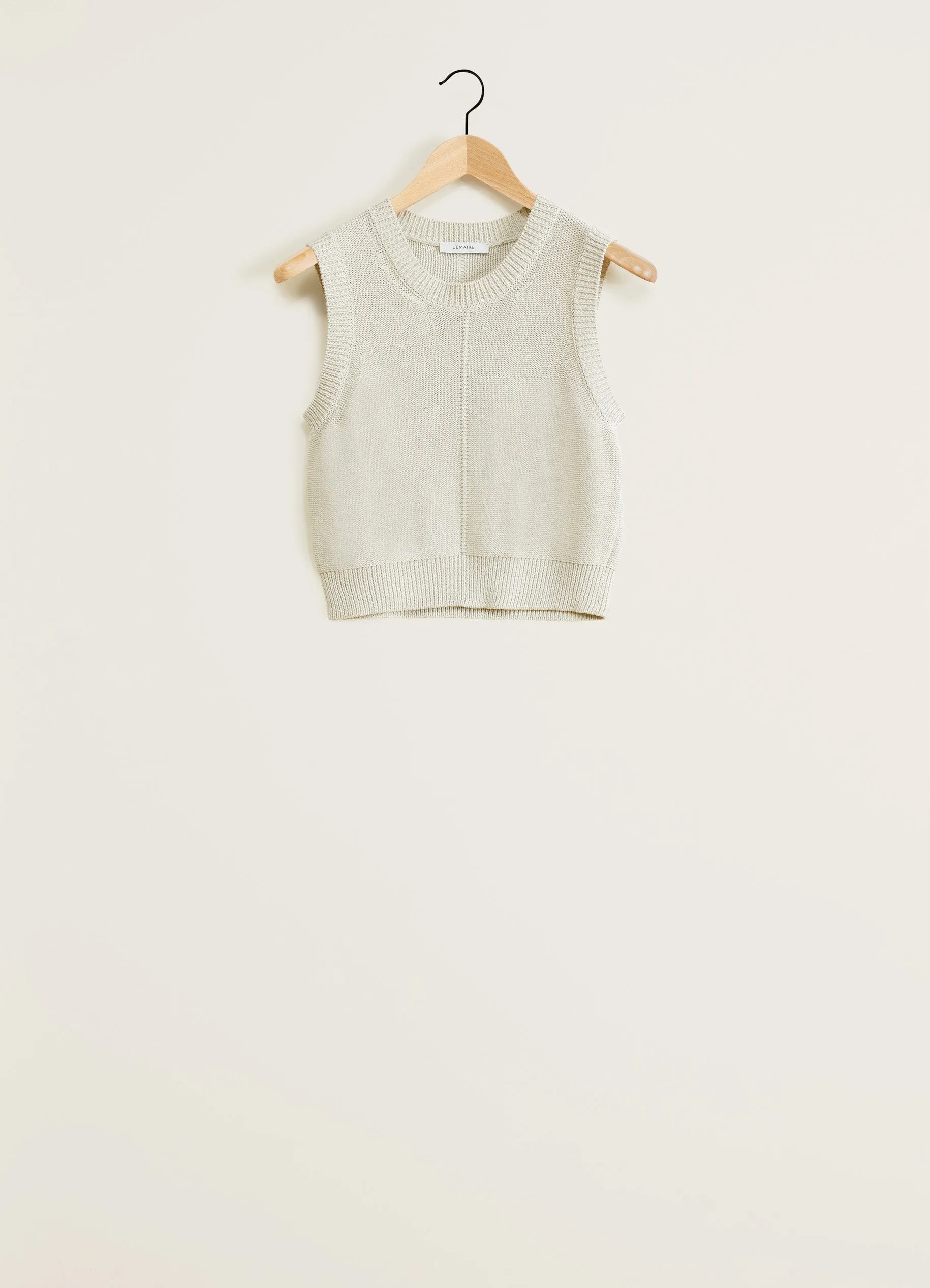 SLEEVELESS CROPPED SWEATER sold by Lemaire product image thumbnail 3