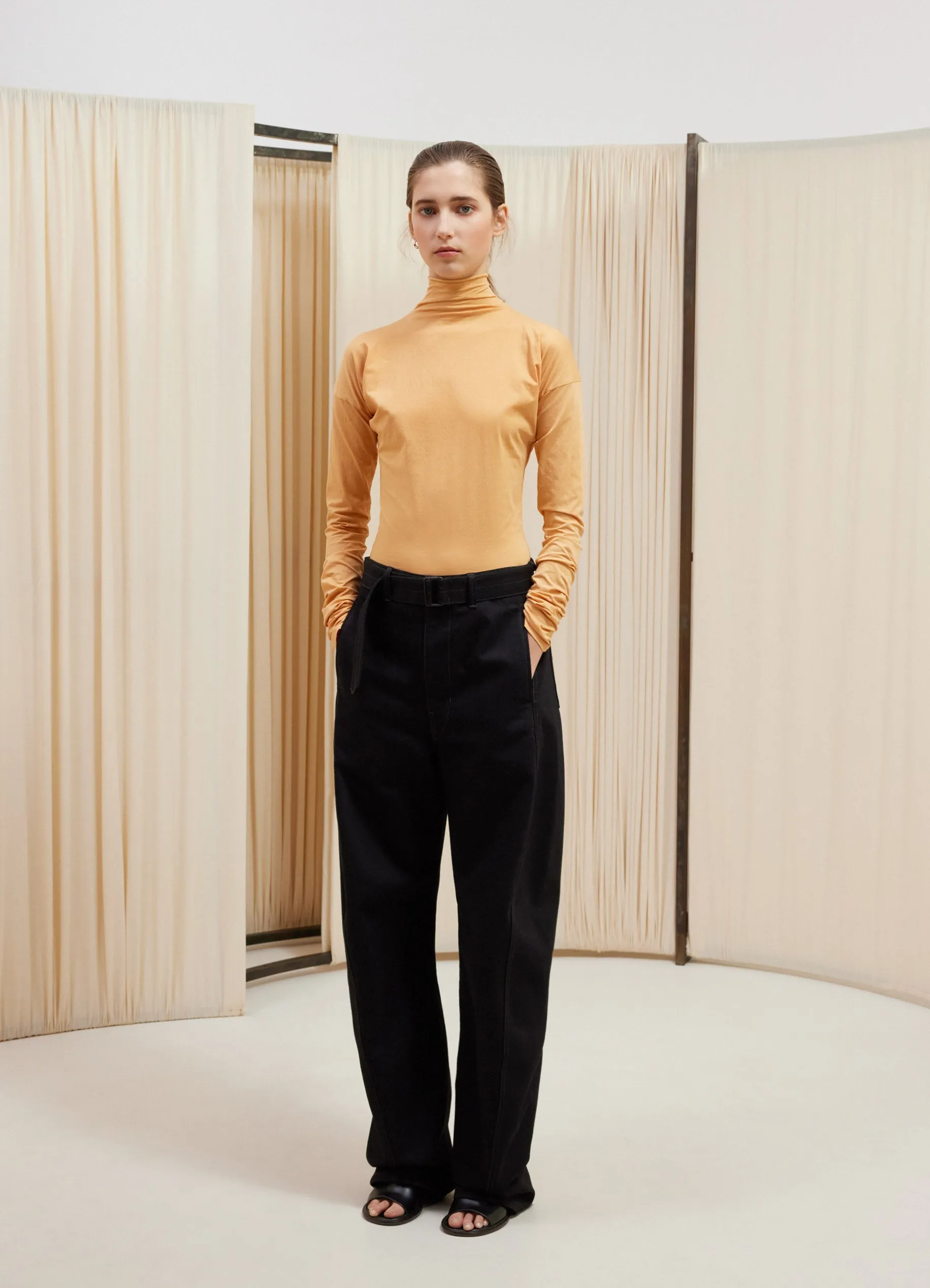 SECOND SKIN HIGH NECK T-SHIRT sold by Lemaire product image thumbnail 2