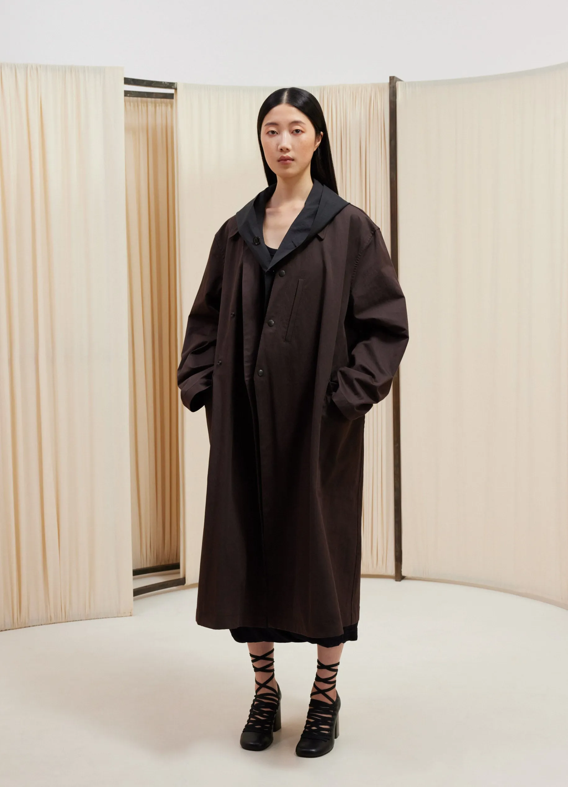 ASYMMETRICAL RAINCOAT sold by Lemaire product image thumbnail 2