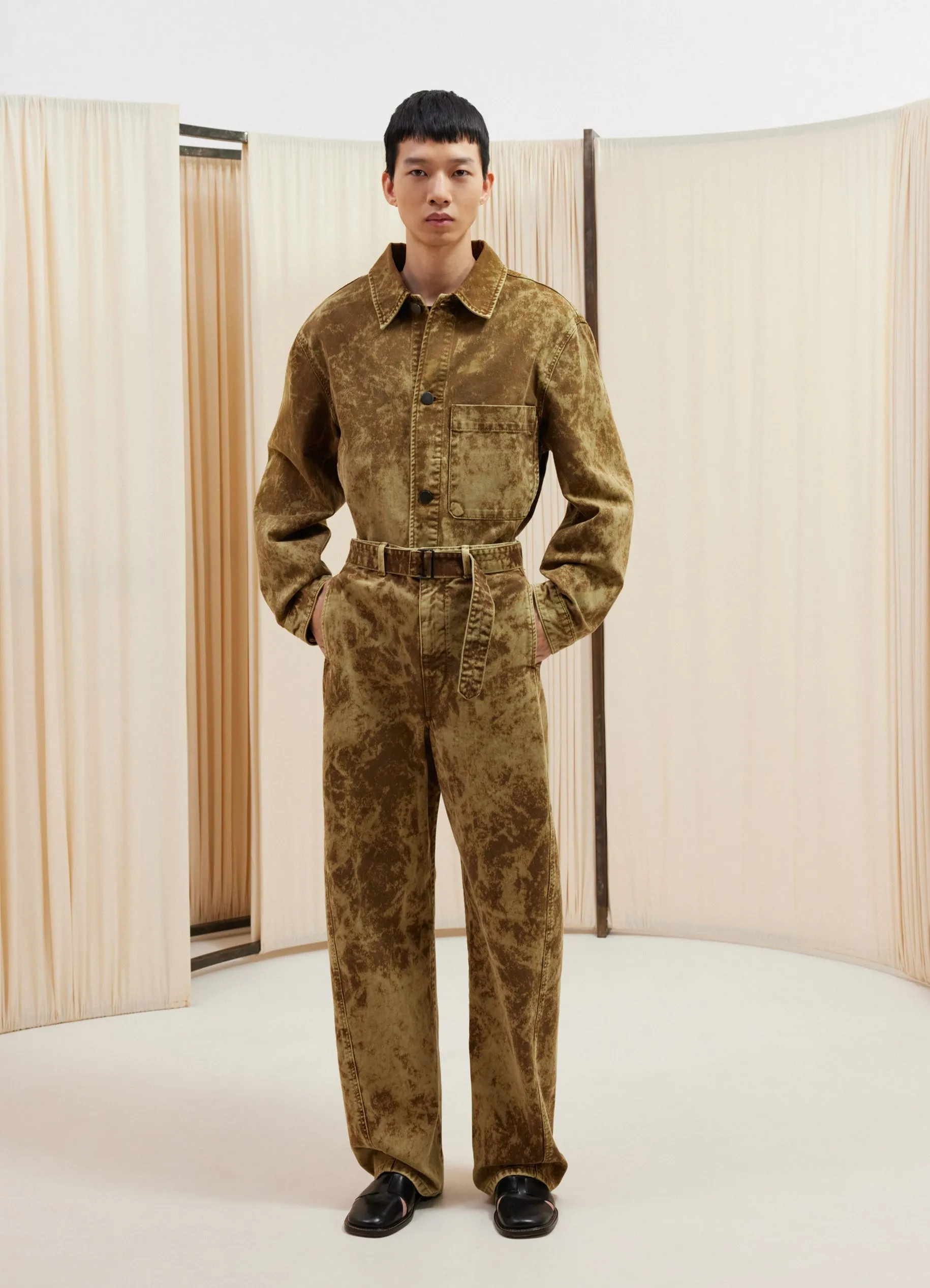 TWISTED BELTED PANTS sold by Lemaire product image thumbnail 2