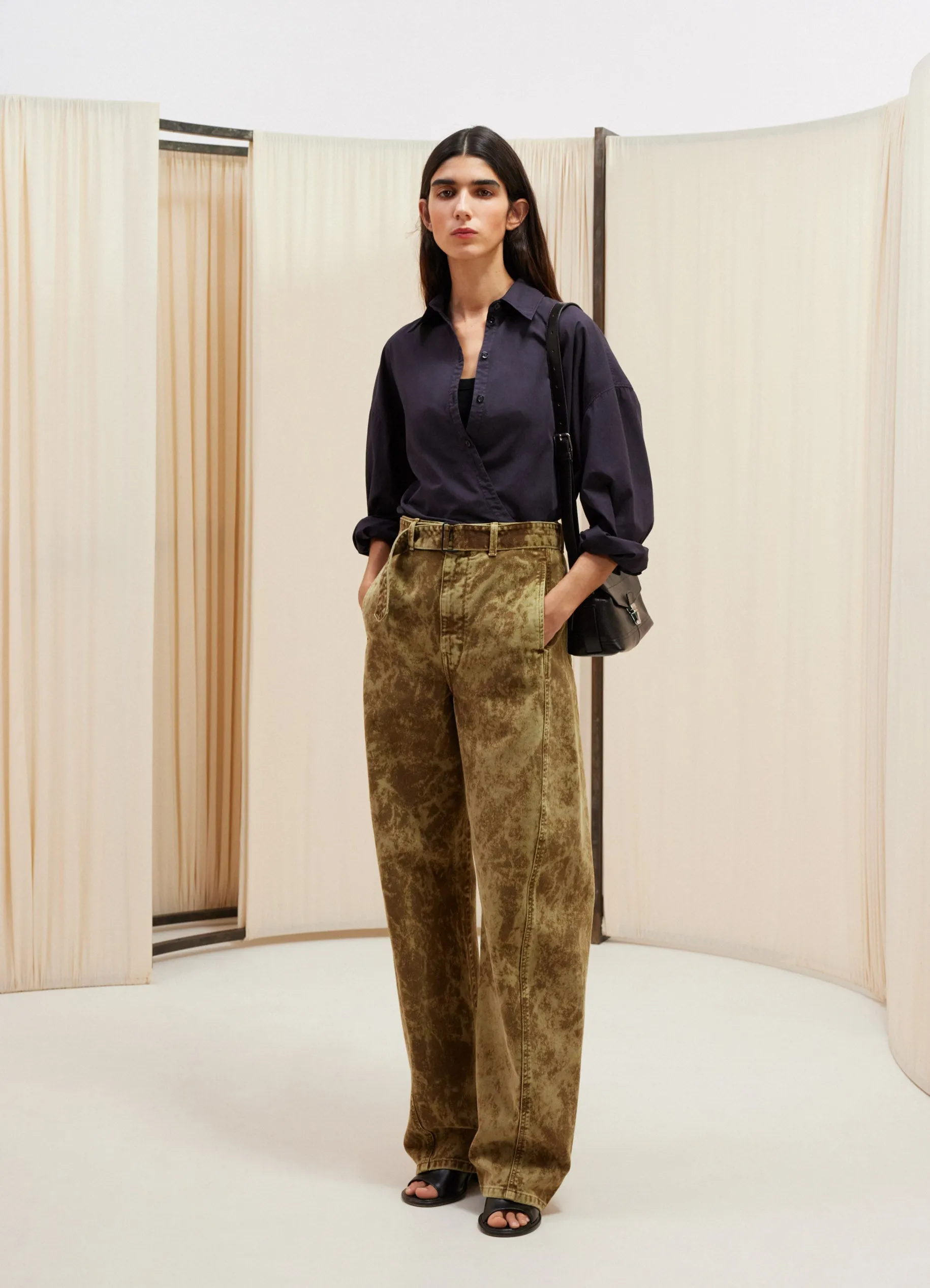 TWISTED BELTED PANTS sold by Lemaire product image thumbnail 4
