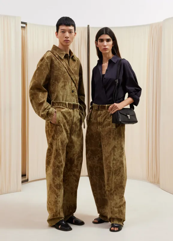 TWISTED BELTED PANTS sold by Lemaire