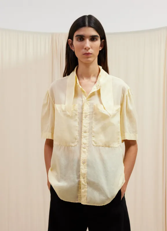 SHORT SLEEVE SHIRT WITH FOULARD sold by Lemaire