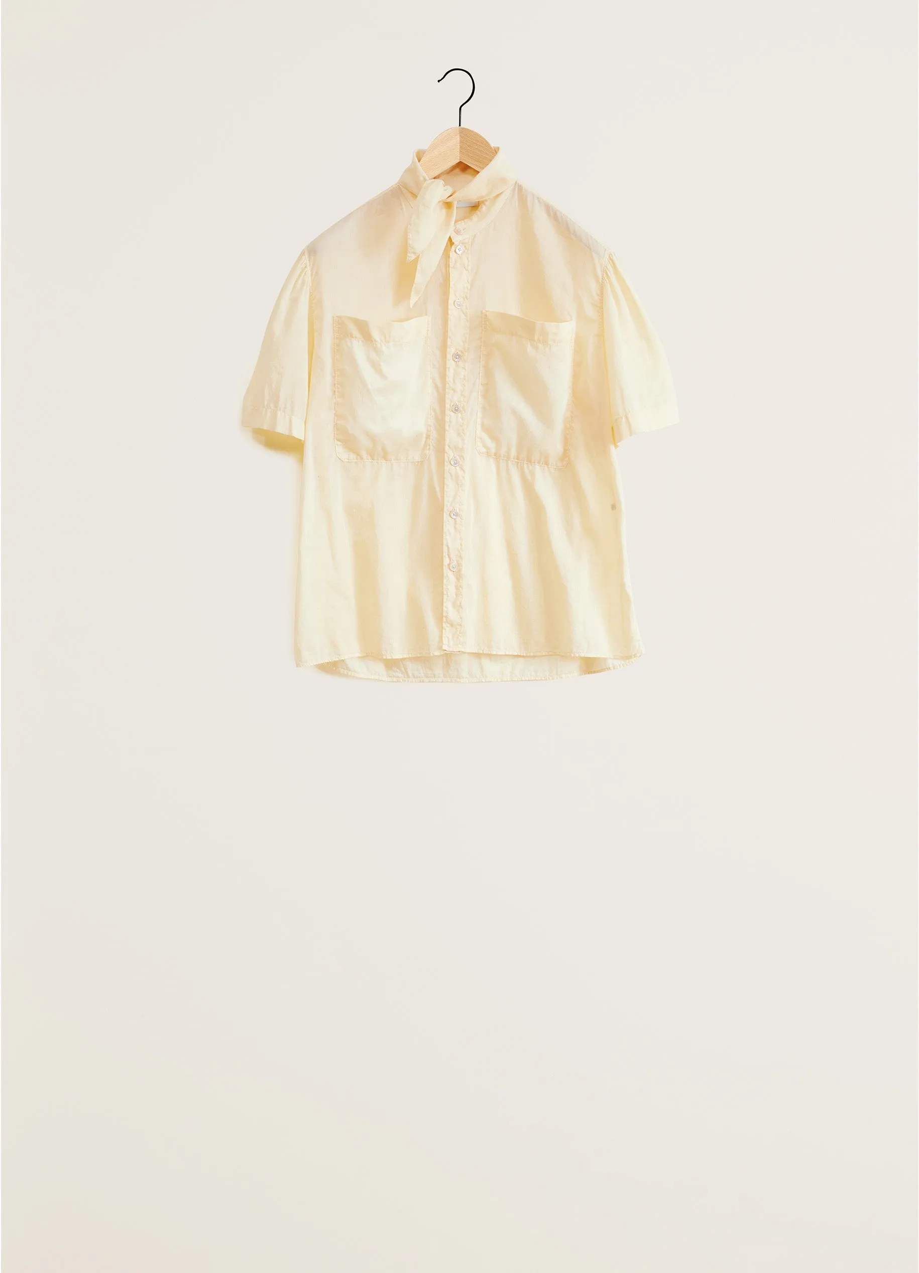 SHORT SLEEVE SHIRT WITH FOULARD sold by Lemaire product image thumbnail 3