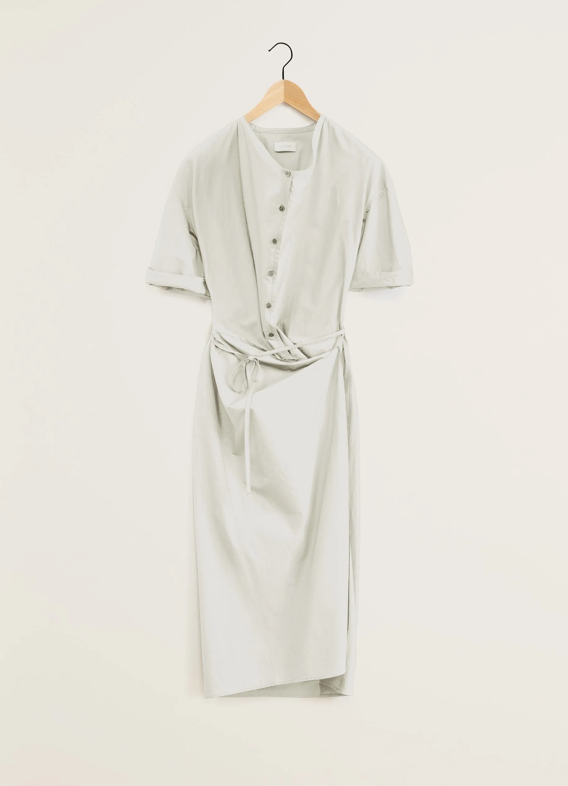 SHORT SLEEVE WRAP DRESS sold by Lemaire