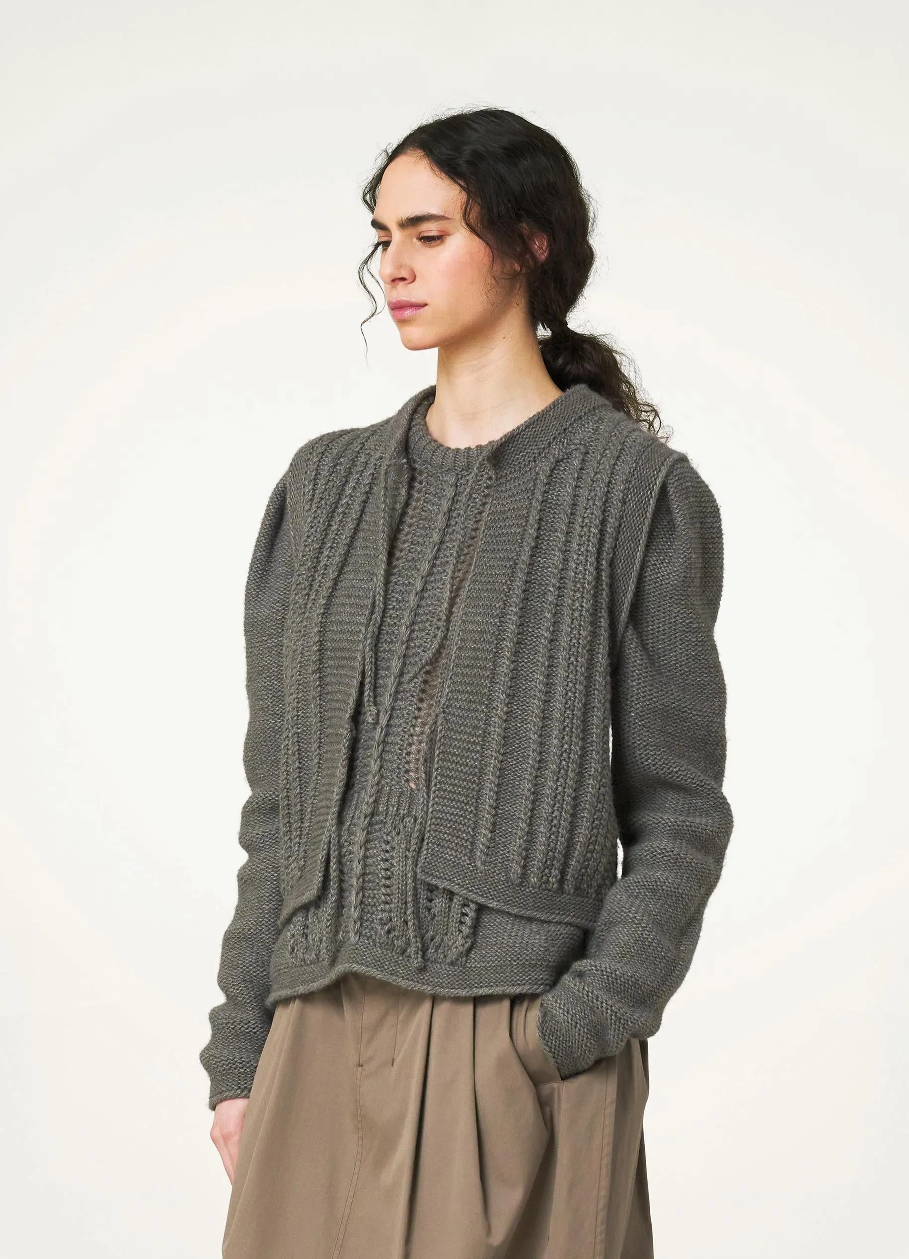TEXTURED STITCH VEST sold by Lemaire product image thumbnail 5