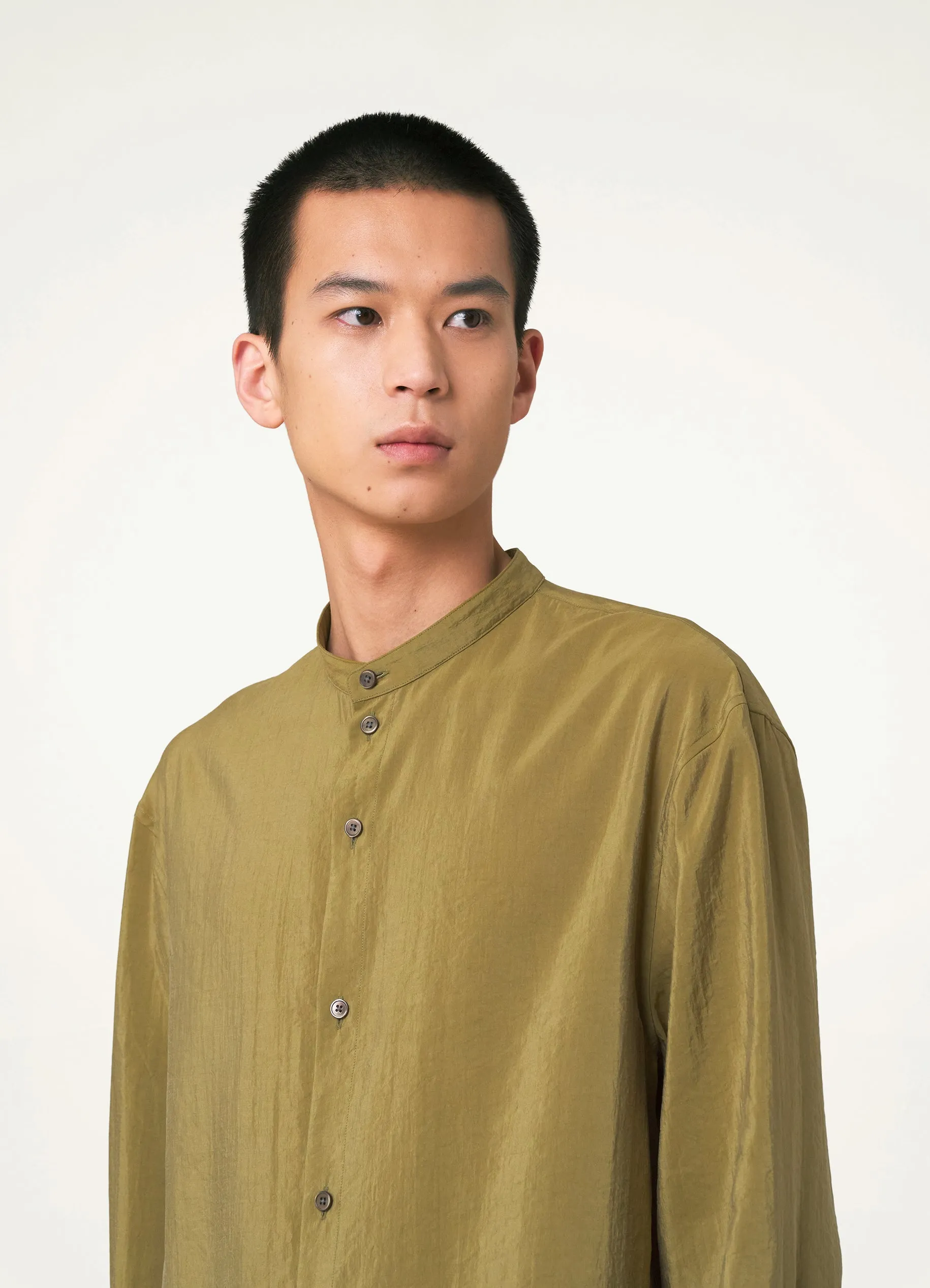 STAND COLLAR TWISTED SHIRT sold by Lemaire product image thumbnail 5