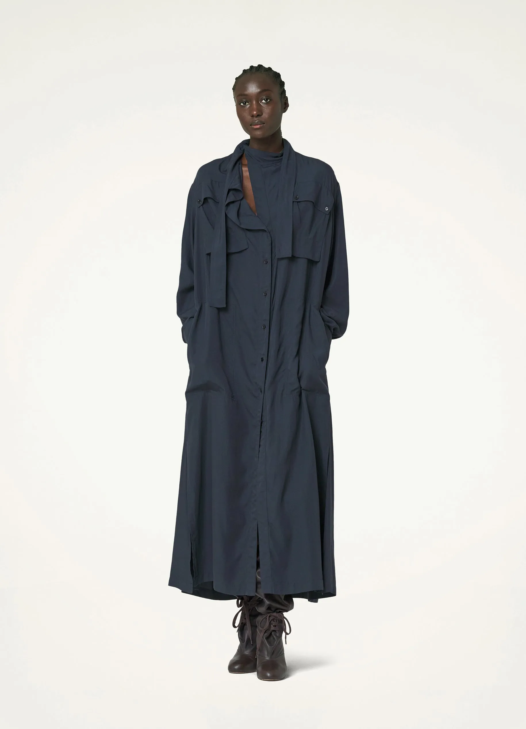 TWO POCKETS BLOUSE DRESS sold by Lemaire product image thumbnail 3