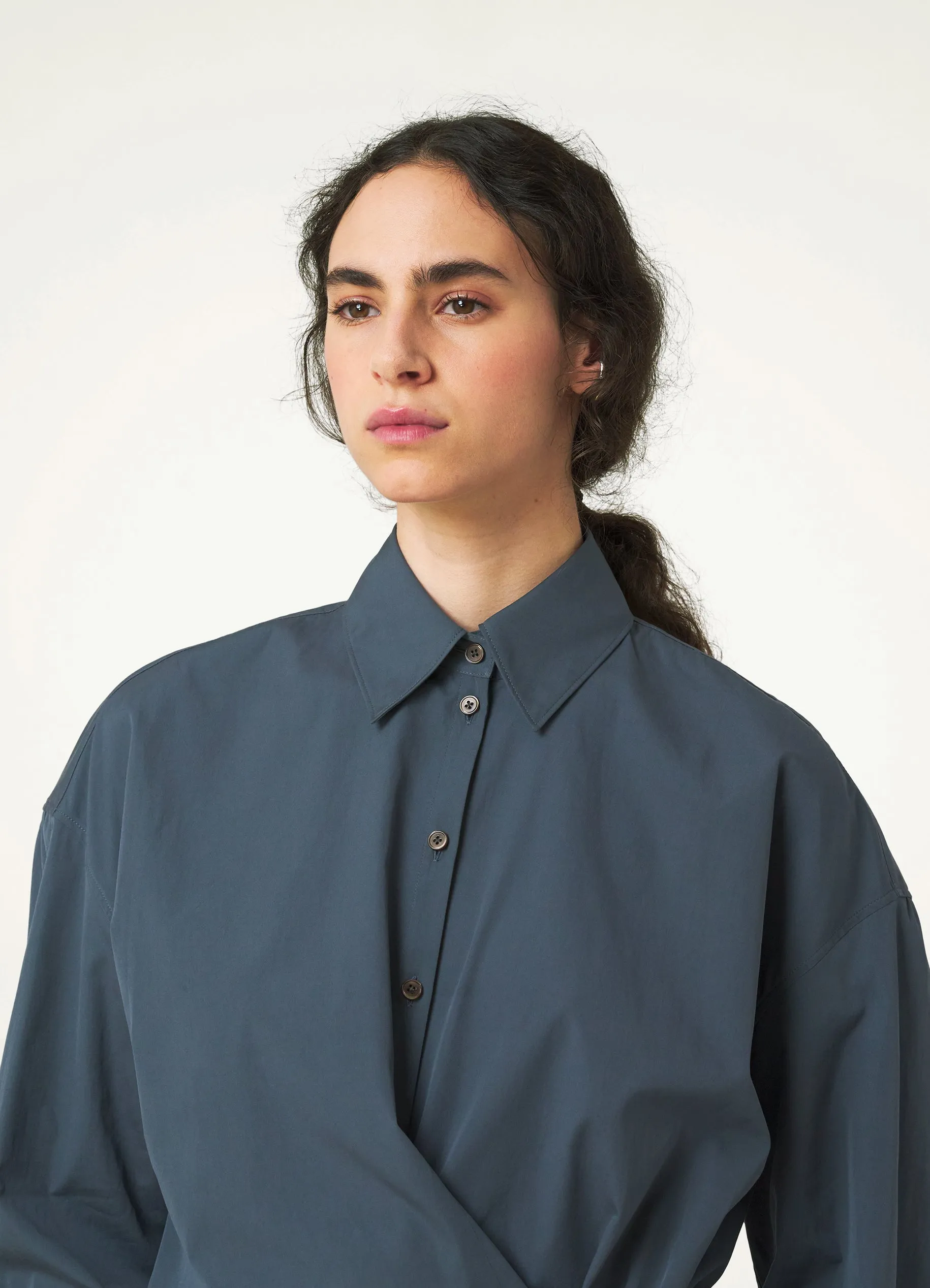 STRAIGHT COLLAR TWISTED SHIRT sold by Lemaire product image thumbnail 3