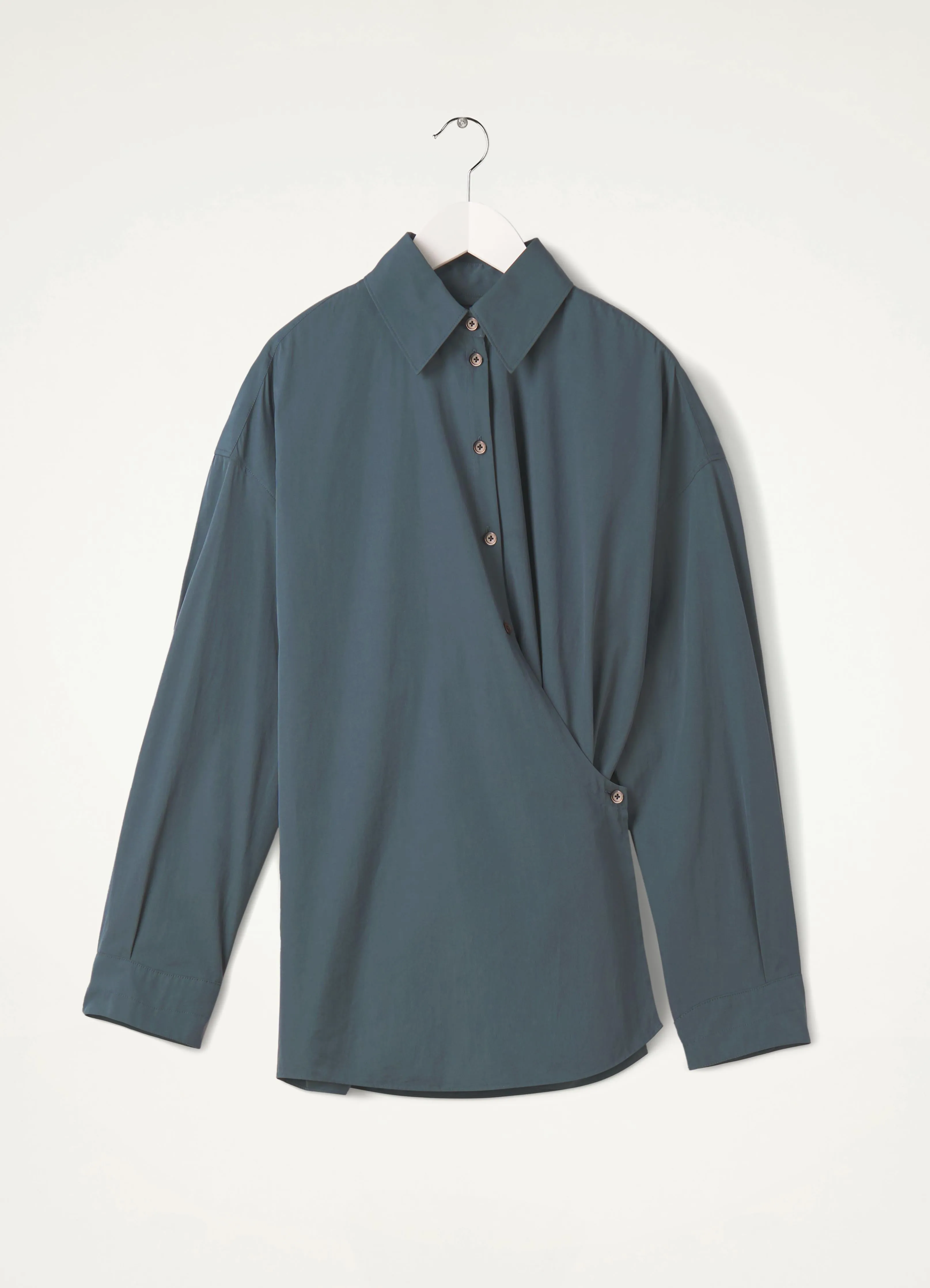 STRAIGHT COLLAR TWISTED SHIRT sold by Lemaire product image thumbnail 4