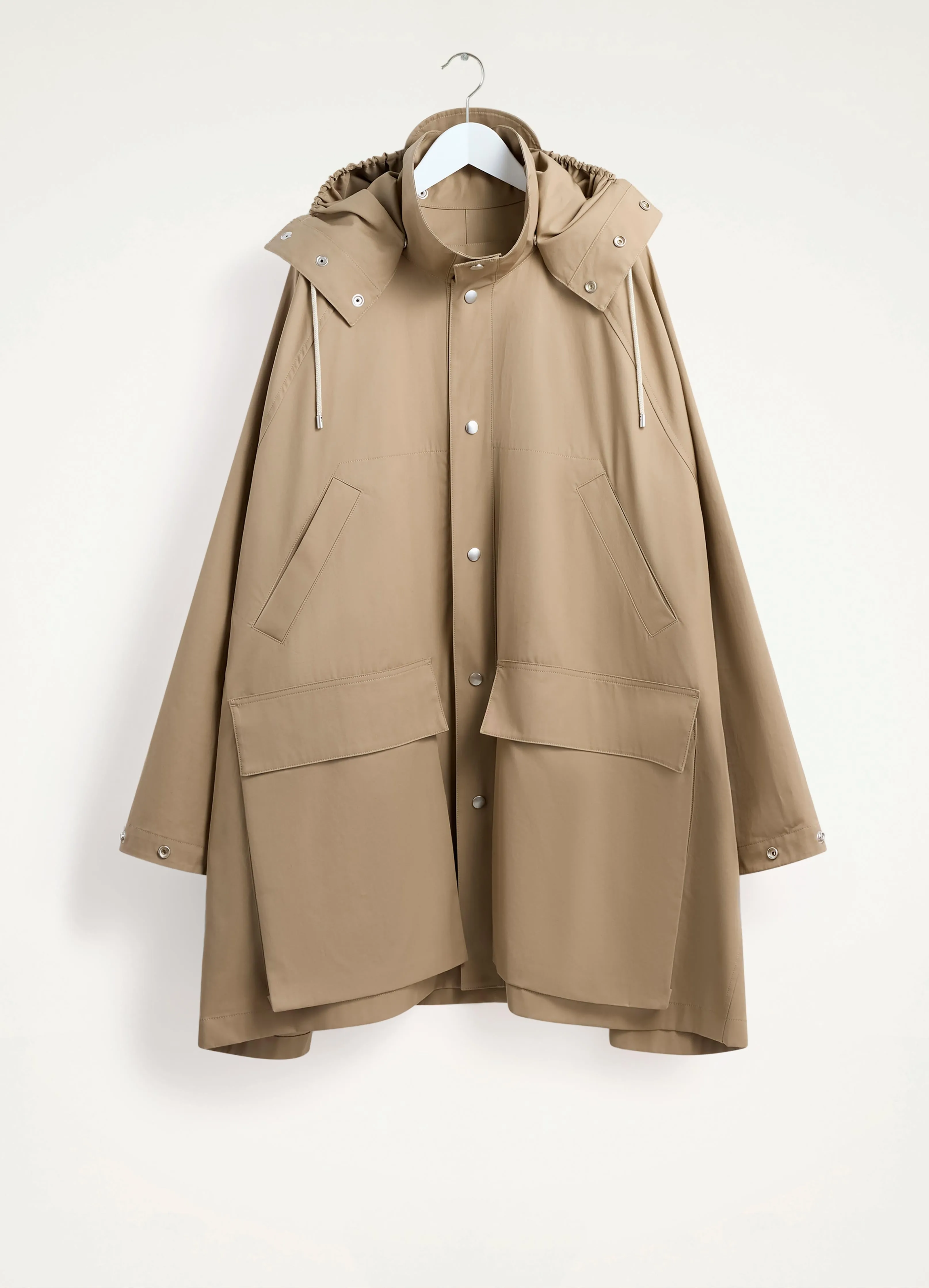 RAINCOAT WITH DETACHABLE HOOD sold by Lemaire product image thumbnail 4