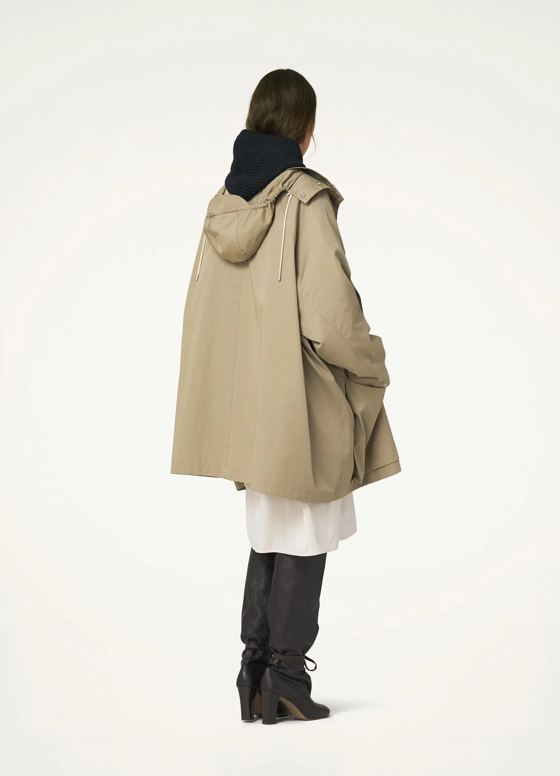 RAINCOAT WITH DETACHABLE HOOD sold by Lemaire product image thumbnail 2