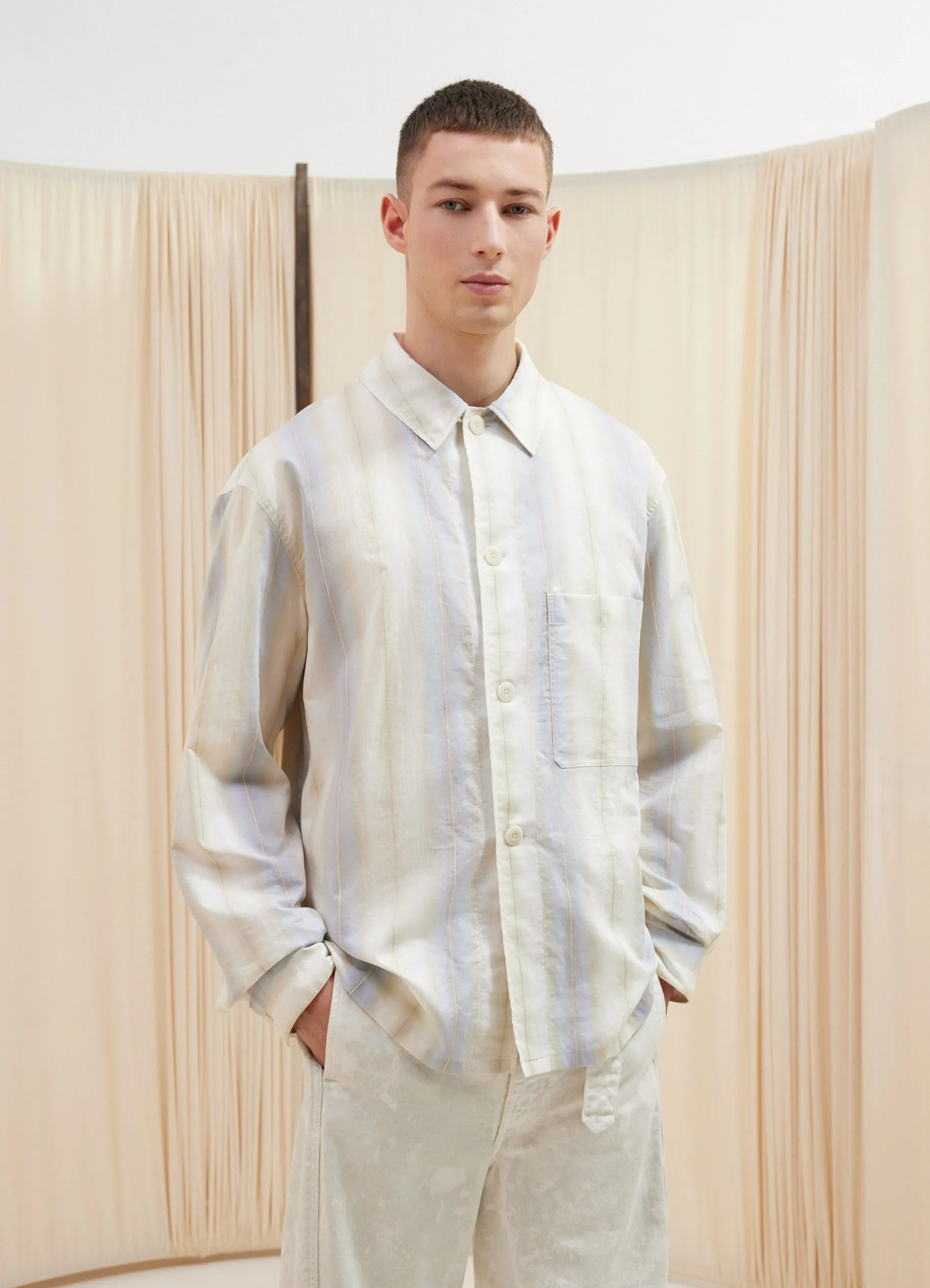 LONG SLEEVE PYJAMA SHIRT sold by Lemaire