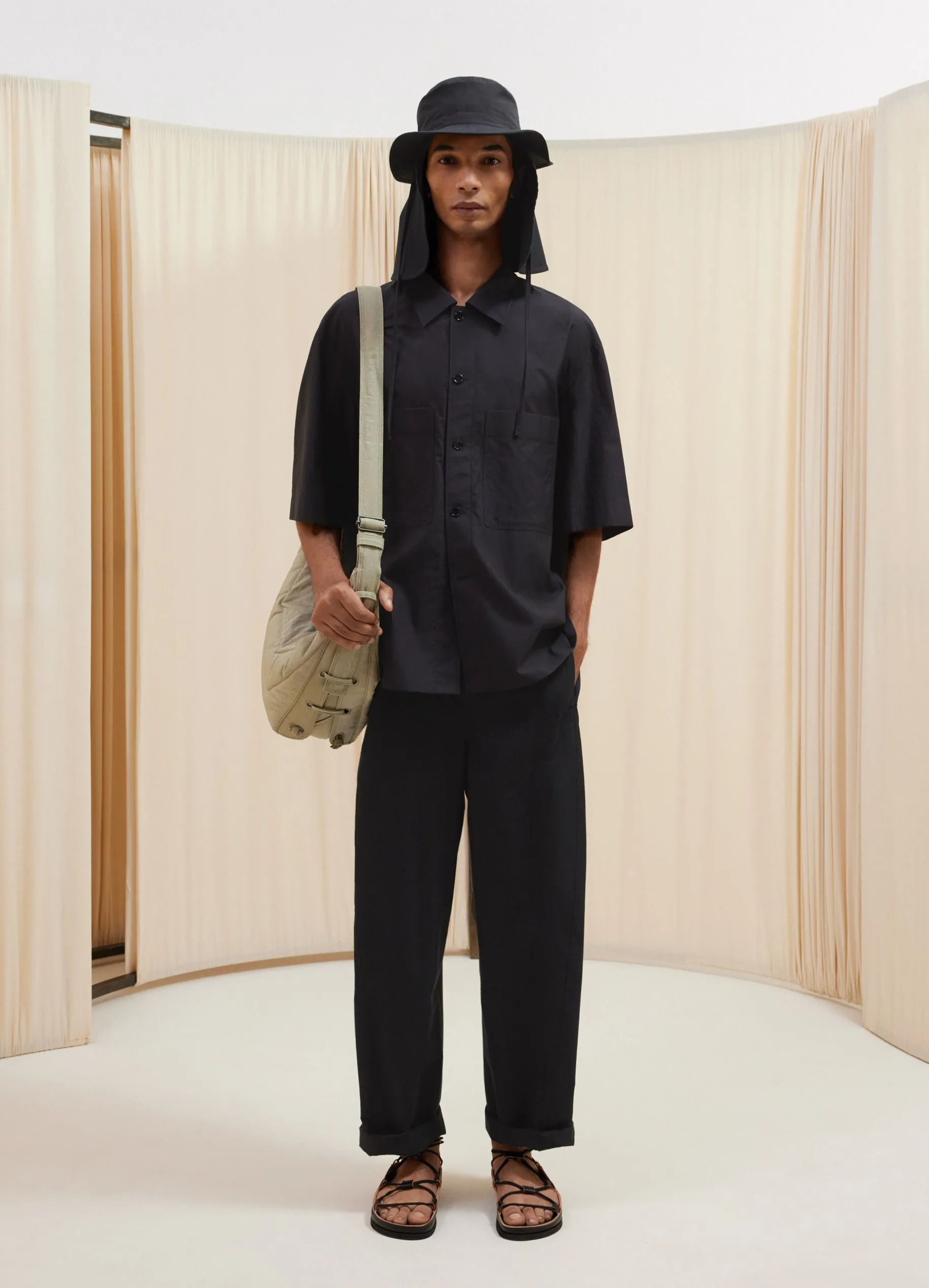 SHORT SLEEVES PYJAMA SHIRT sold by Lemaire product image thumbnail 2