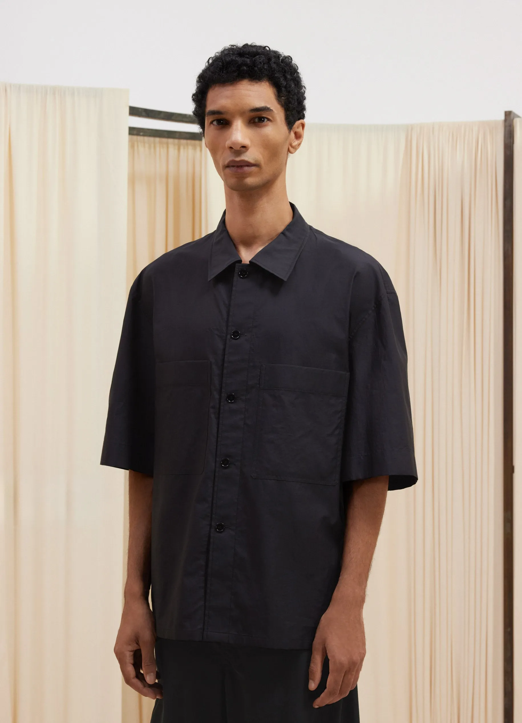 SHORT SLEEVES PYJAMA SHIRT sold by Lemaire