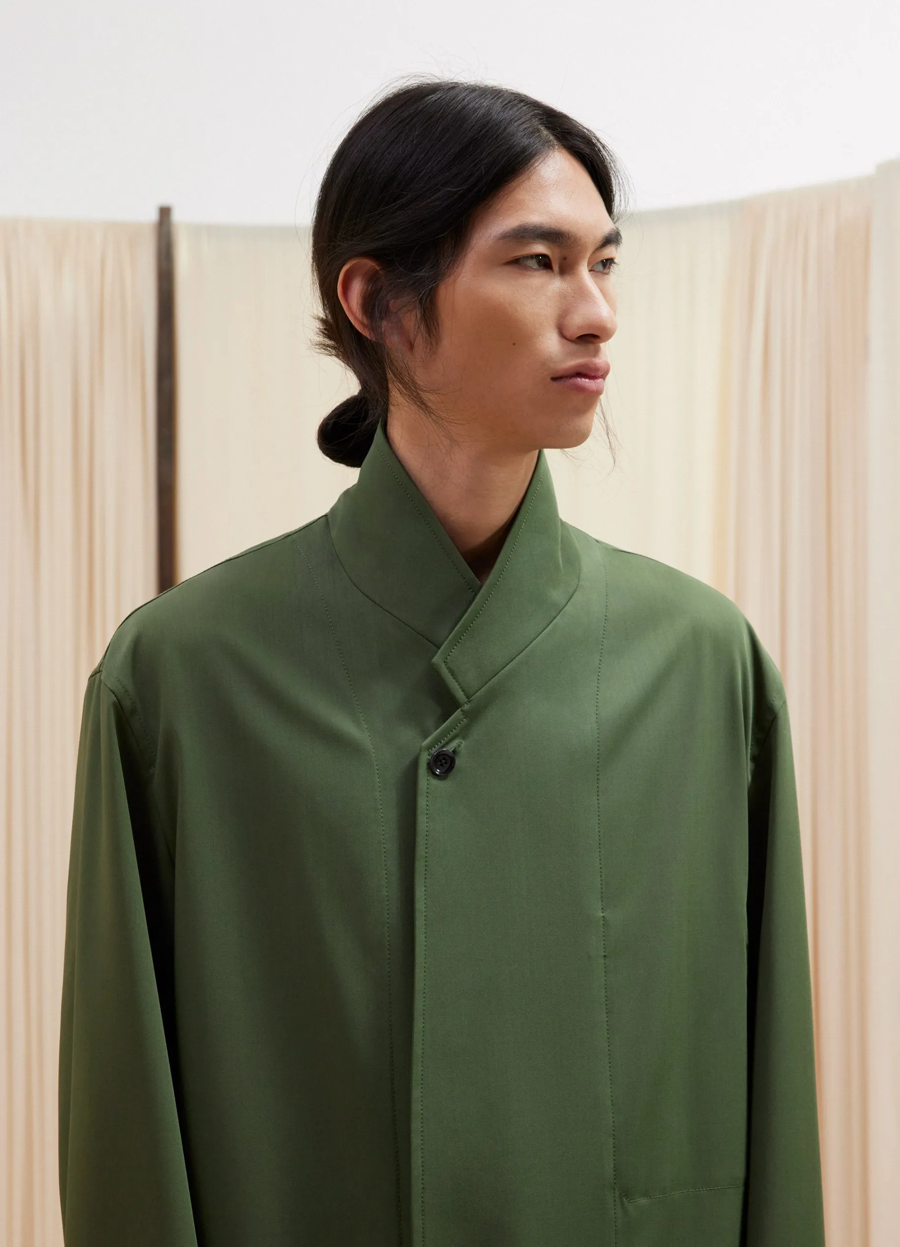 DOUBLE BREASTED WORKWEAR JACKET sold by Lemaire product image thumbnail 3