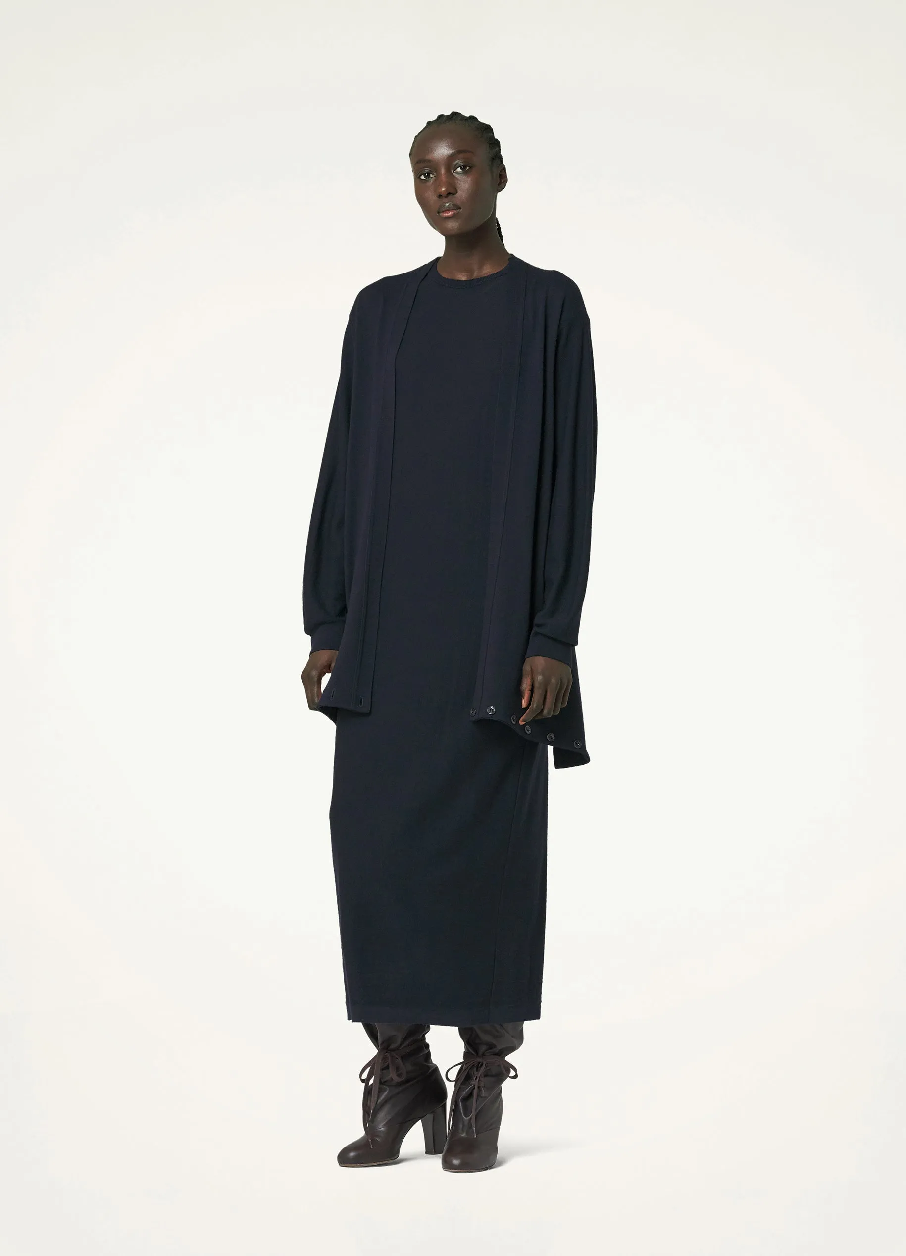 TWISTED TROMPE L'ŒIL DRESS sold by Lemaire product image thumbnail 4