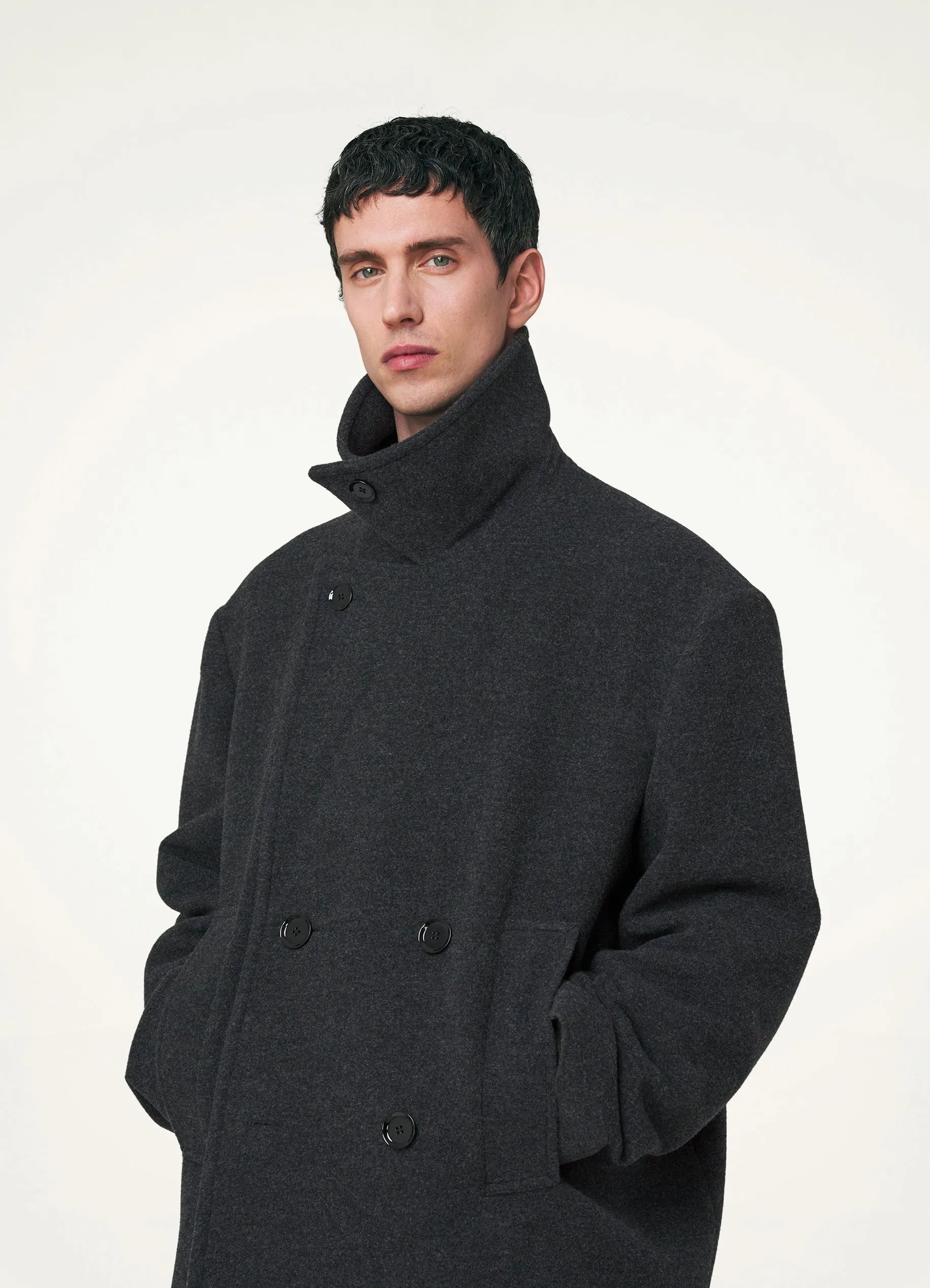 MAXI PEA COAT sold by Lemaire product image thumbnail 5