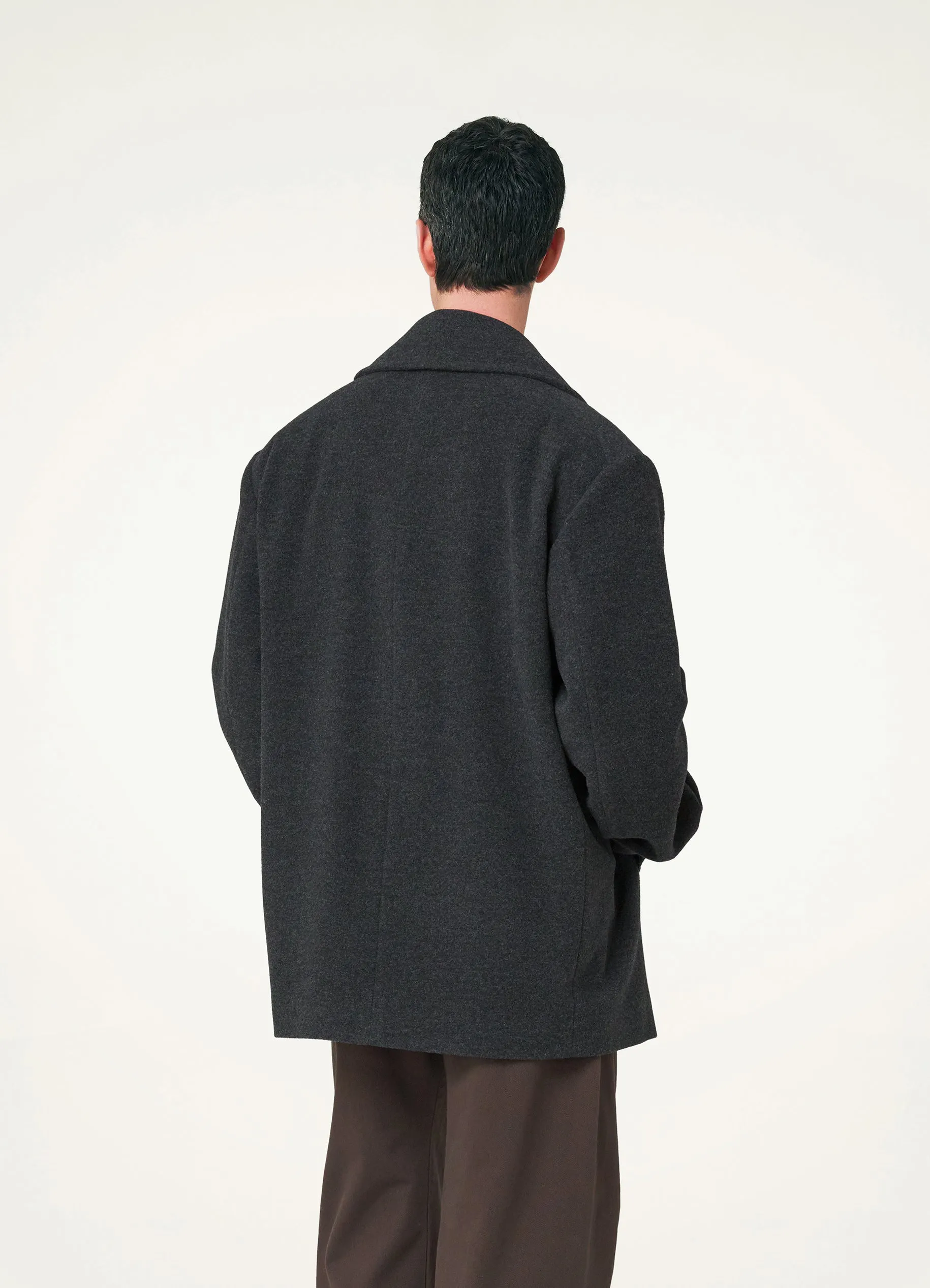 MAXI PEA COAT sold by Lemaire product image thumbnail 3