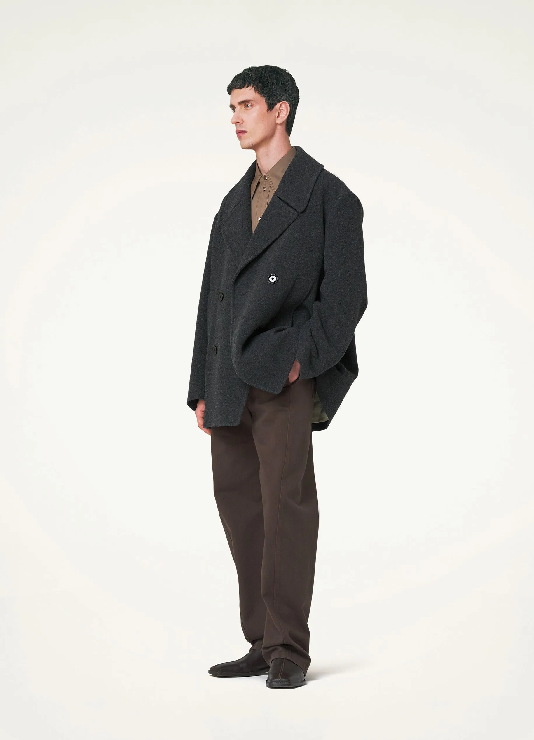 MAXI PEA COAT sold by Lemaire