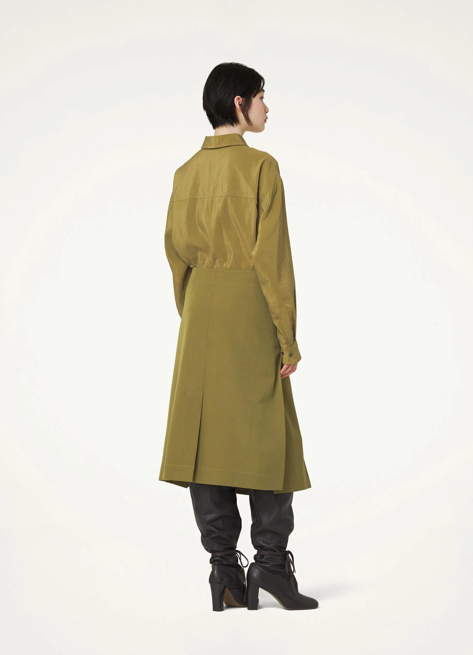 PLEATED WRAP SKIRT sold by Lemaire product image thumbnail 4