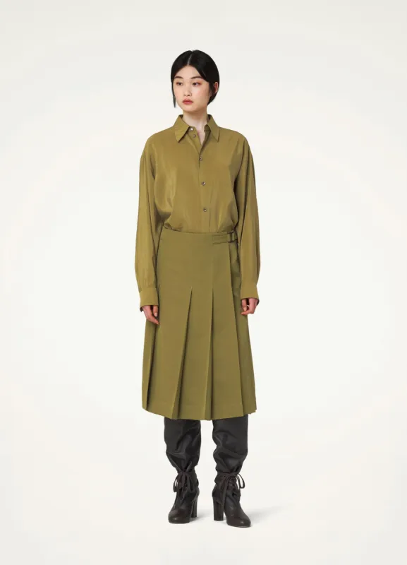 PLEATED WRAP SKIRT sold by Lemaire