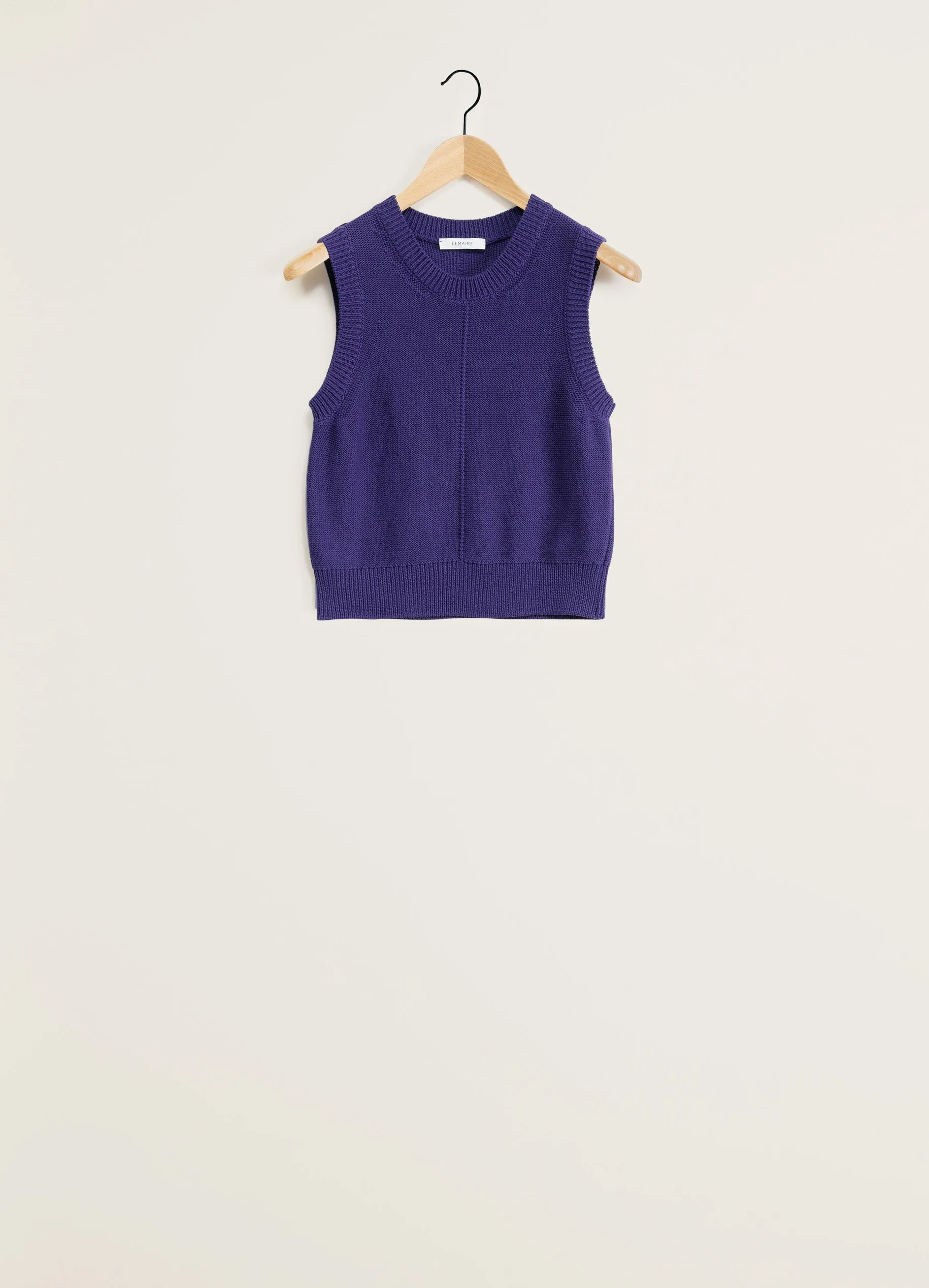 SLEEVELESS CROPPED SWEATER sold by Lemaire product image thumbnail 3