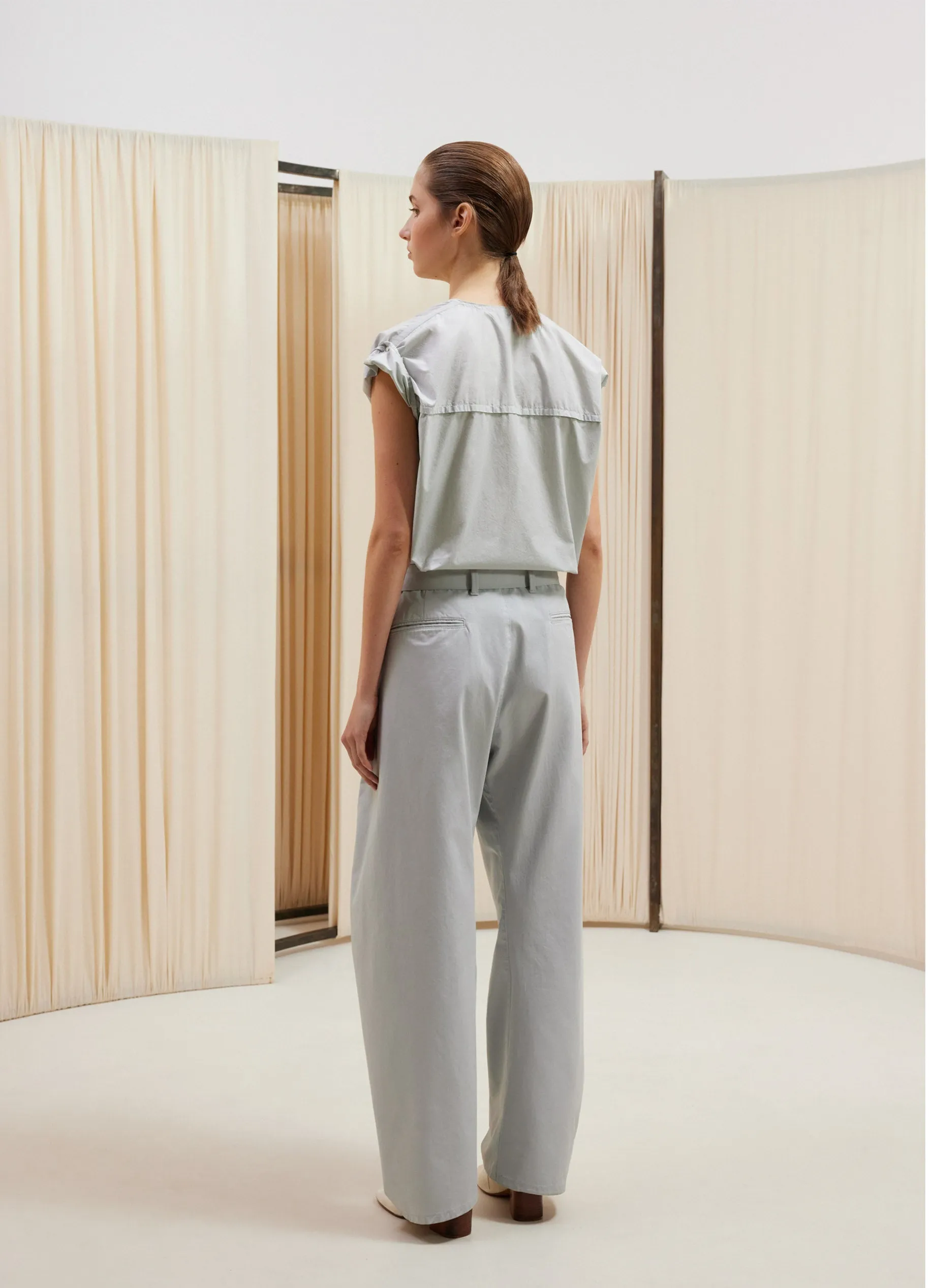 LIGHT BELTED TWISTED PANTS sold by Lemaire product image thumbnail 2
