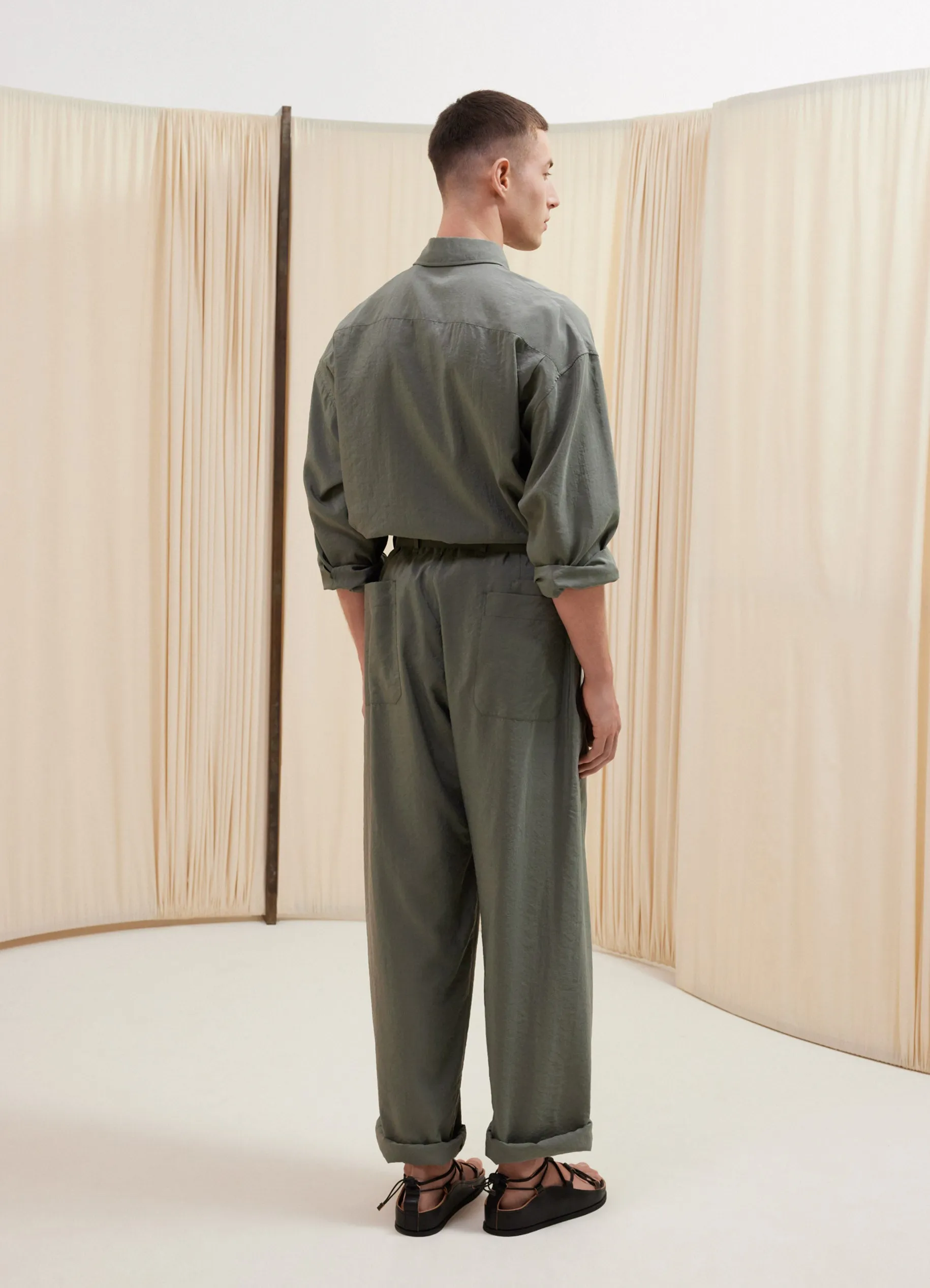 SEAMLESS BELTED PANTS sold by Lemaire product image thumbnail 2