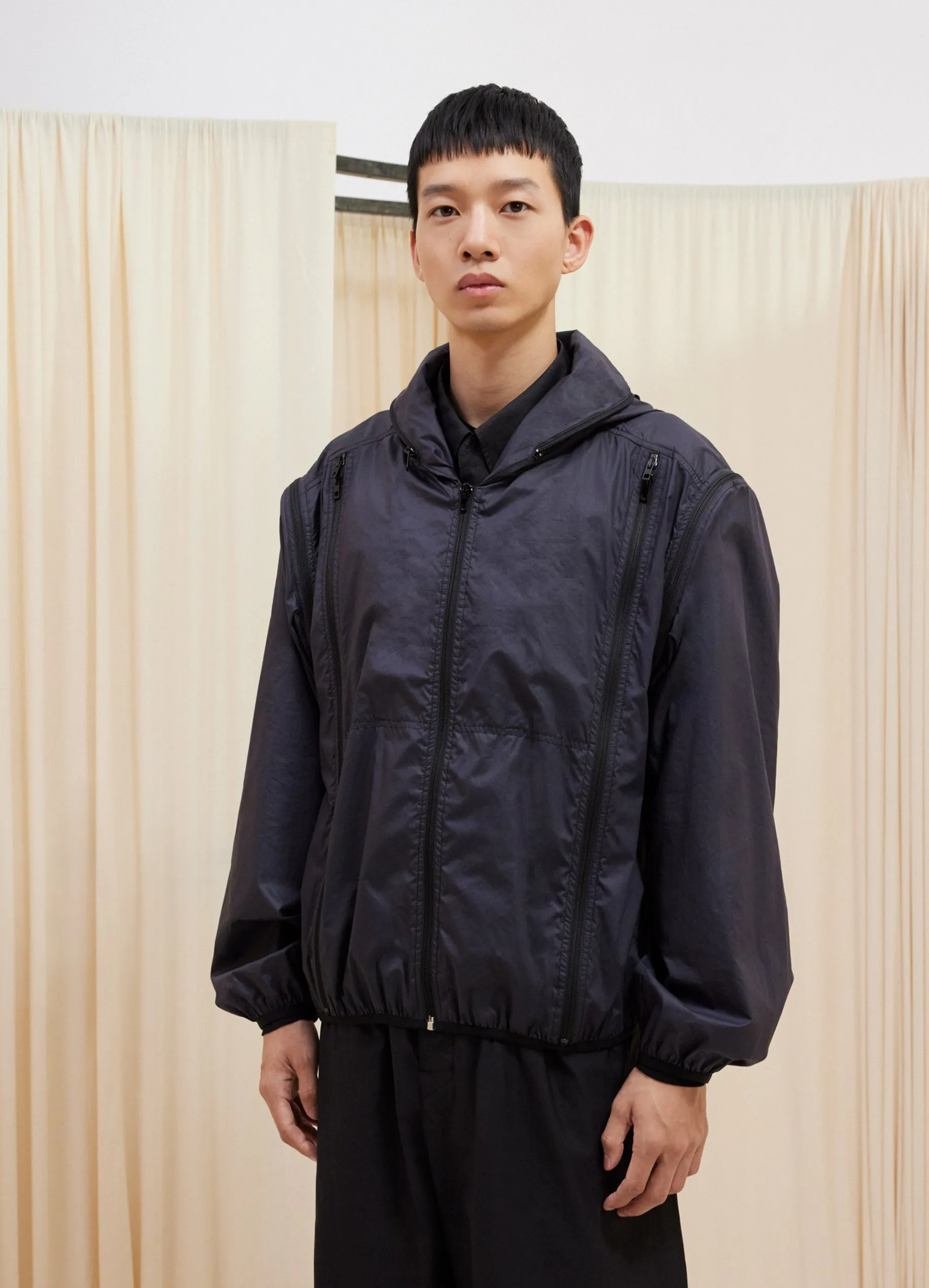 ZIPPED HOODED BLOUSON sold by Lemaire product image thumbnail 3