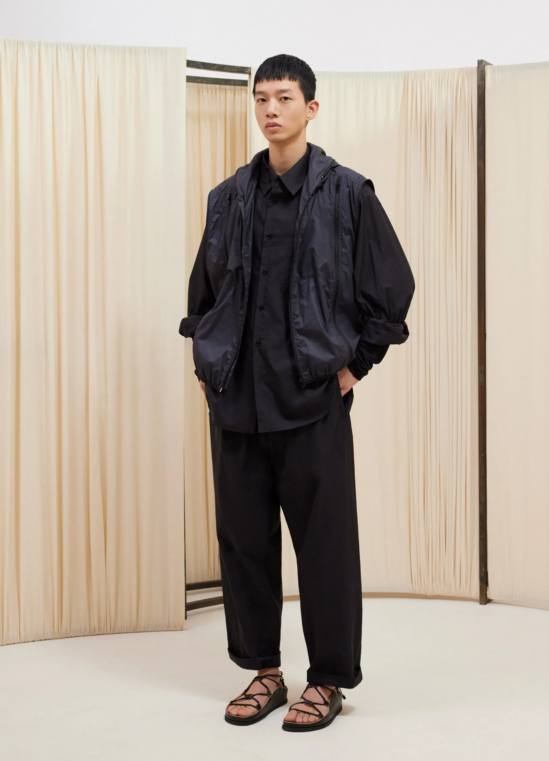 ZIPPED HOODED BLOUSON sold by Lemaire product image thumbnail 2